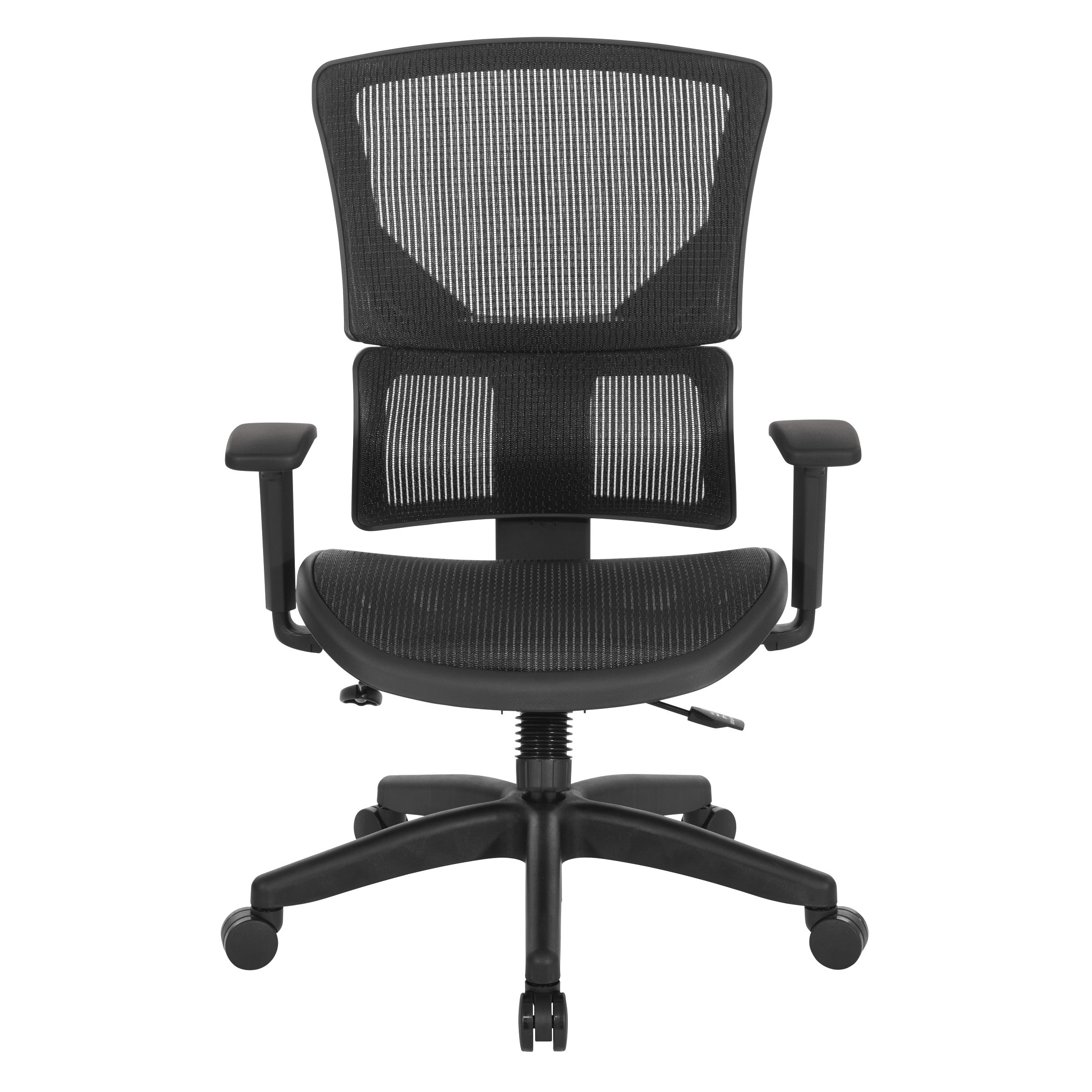 Vertical Matrix Seat & Back Manager's Chair - Black