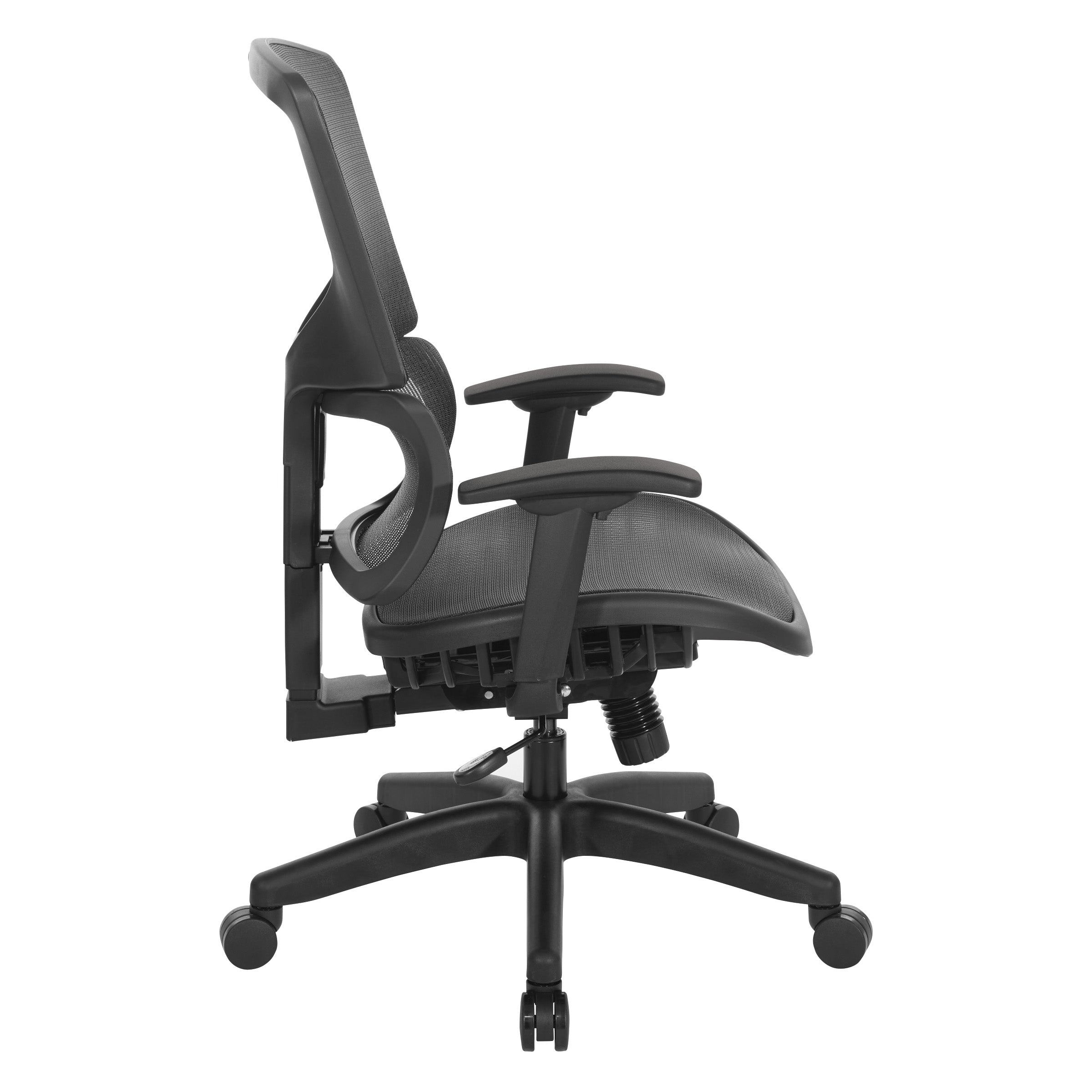 Vertical Matrix Seat & Back Manager's Chair - Black