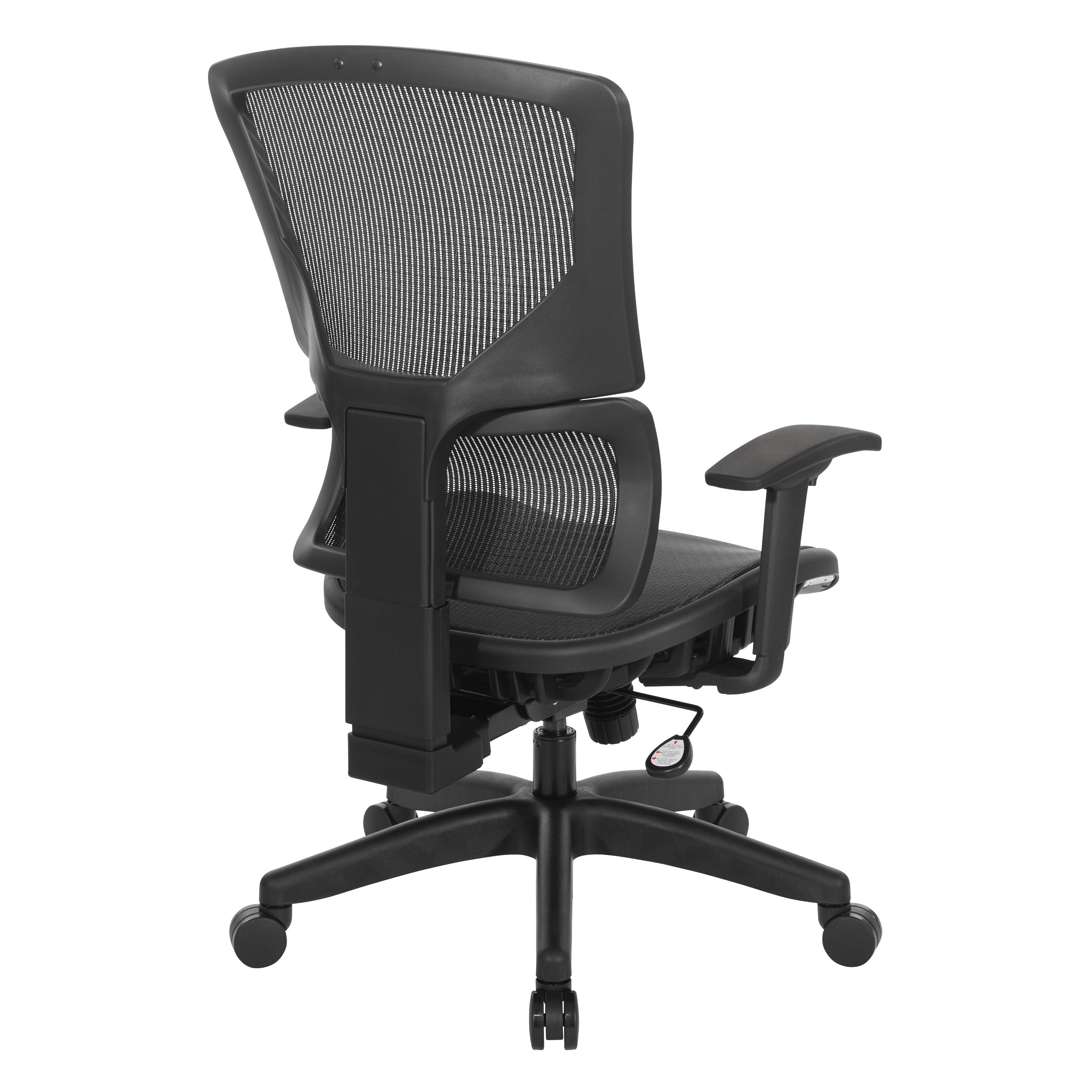 Vertical Matrix Seat & Back Manager's Chair - Black