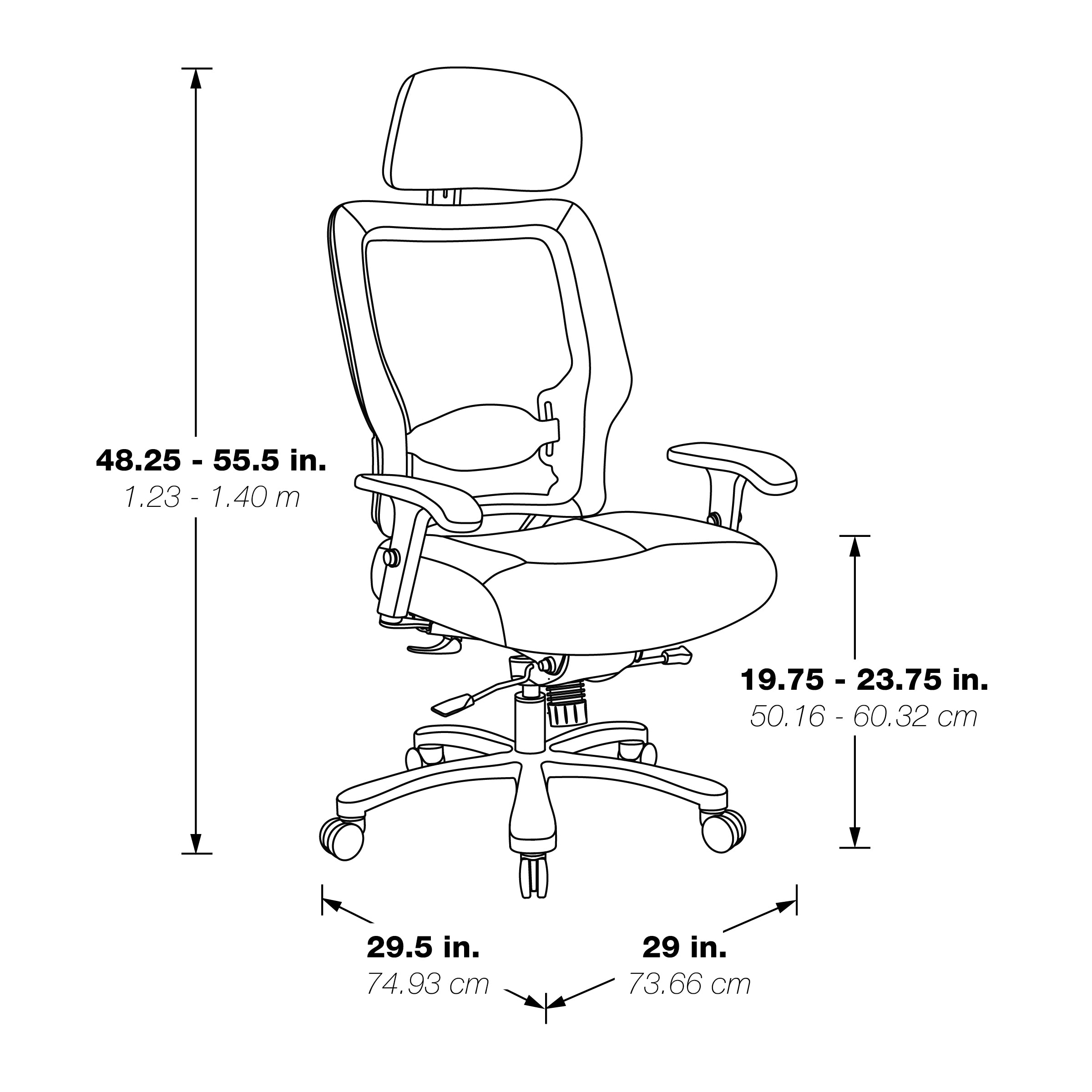 Executive Big and Tall Chair - Black