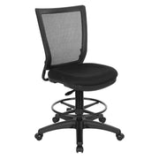 Soft Frame Drafting Chair - Coal