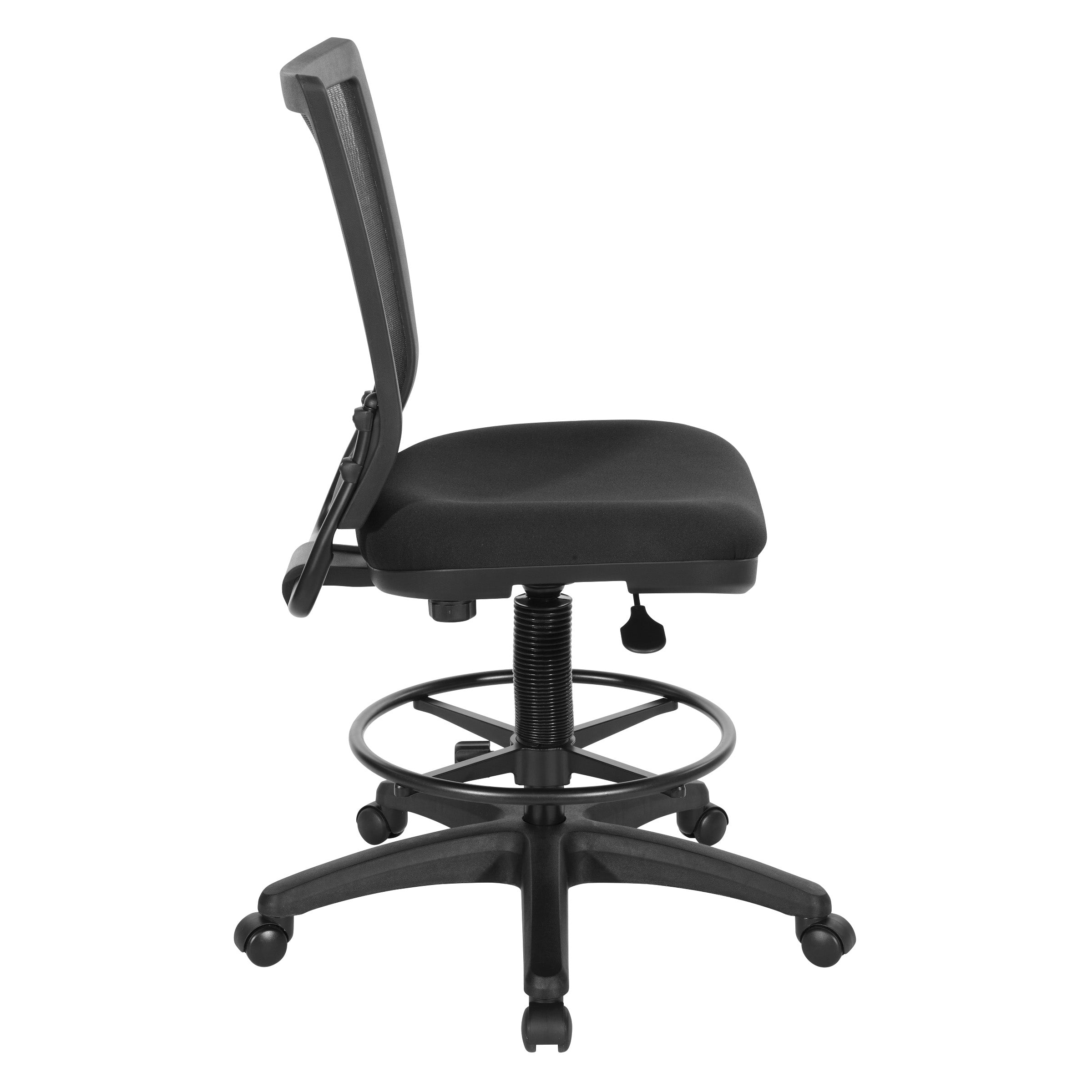 Soft Frame Drafting Chair - Coal