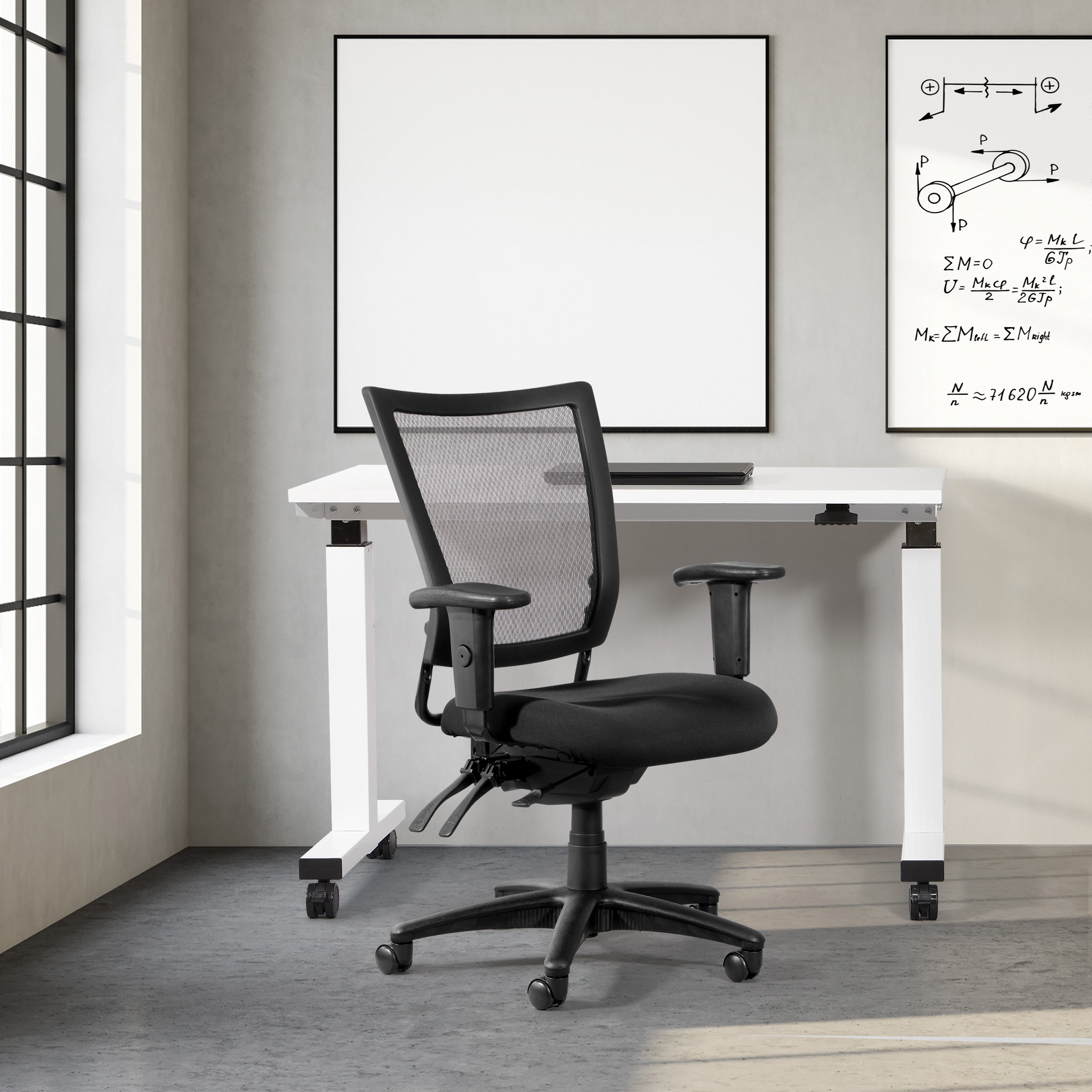 Soft Frame Task Chair - Coal