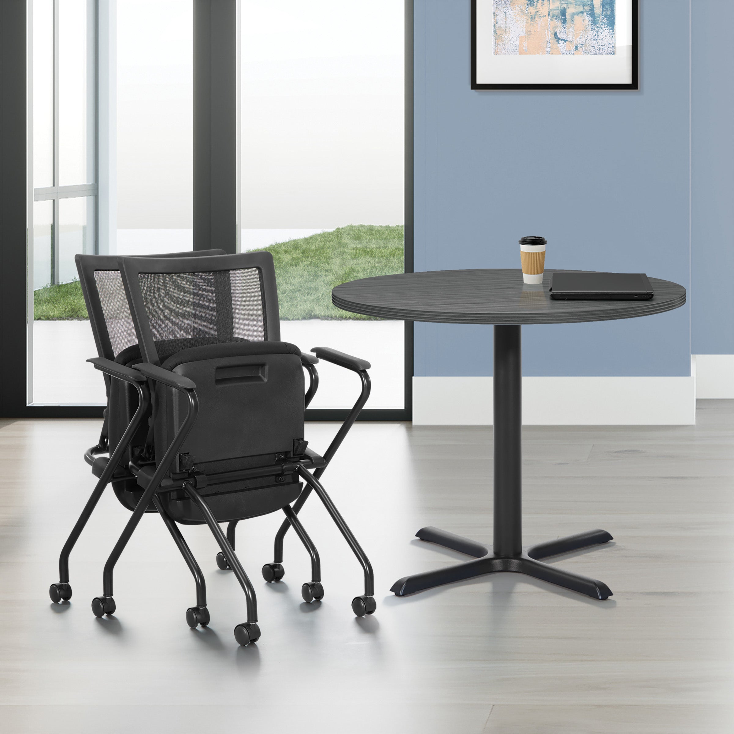 Soft Frame Folding Chair - Coal