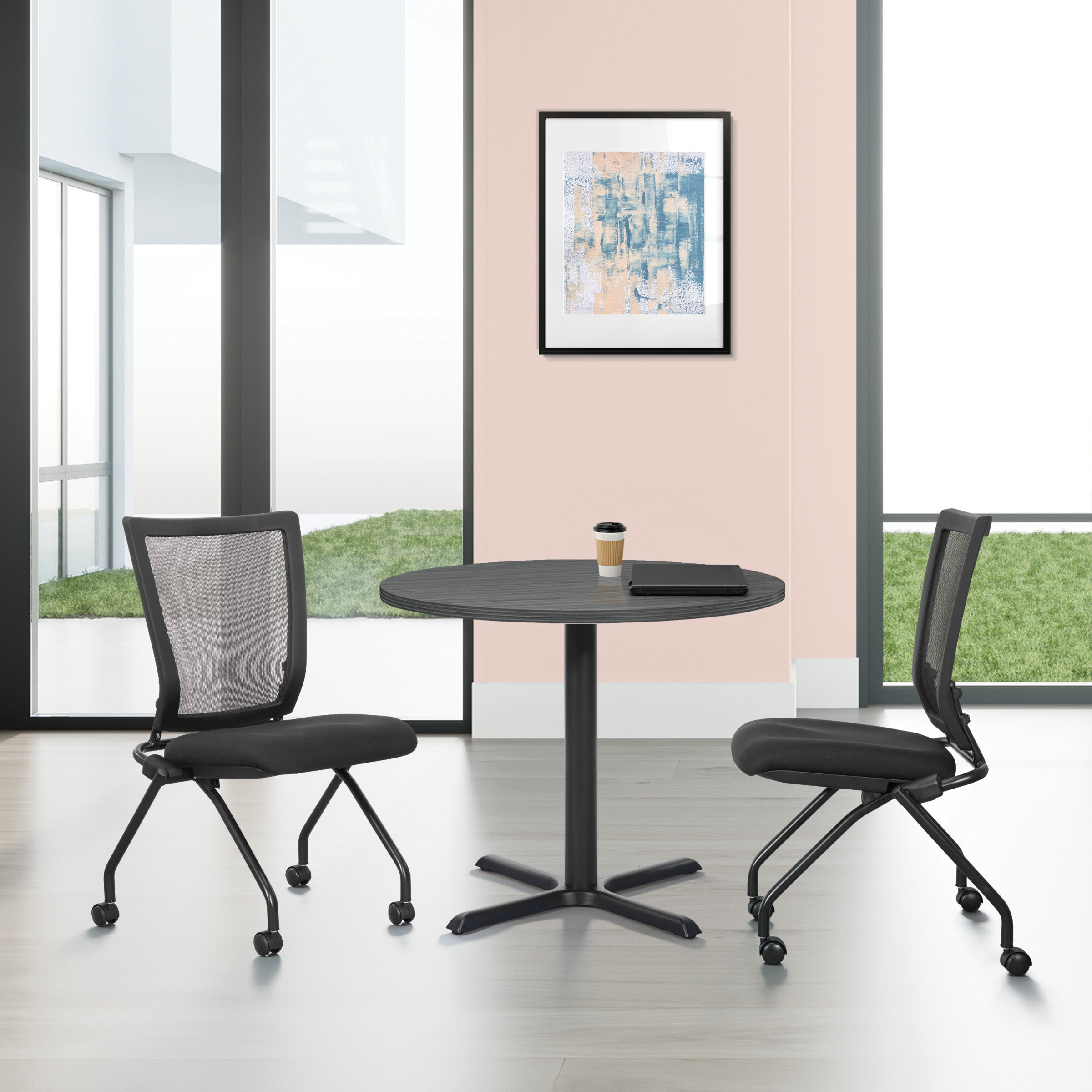 Soft Frame Folding Chair - Coal