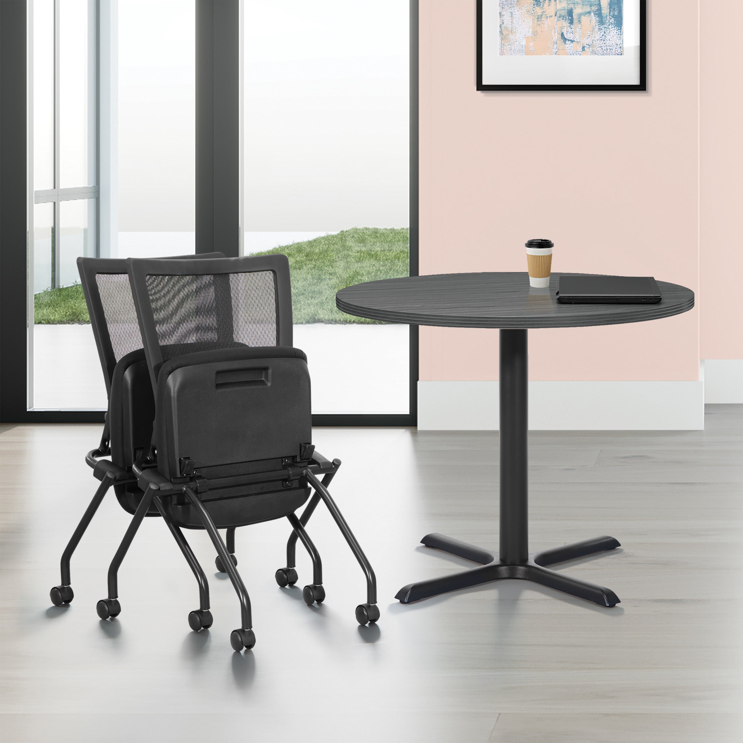 Soft Frame Folding Chair - Coal
