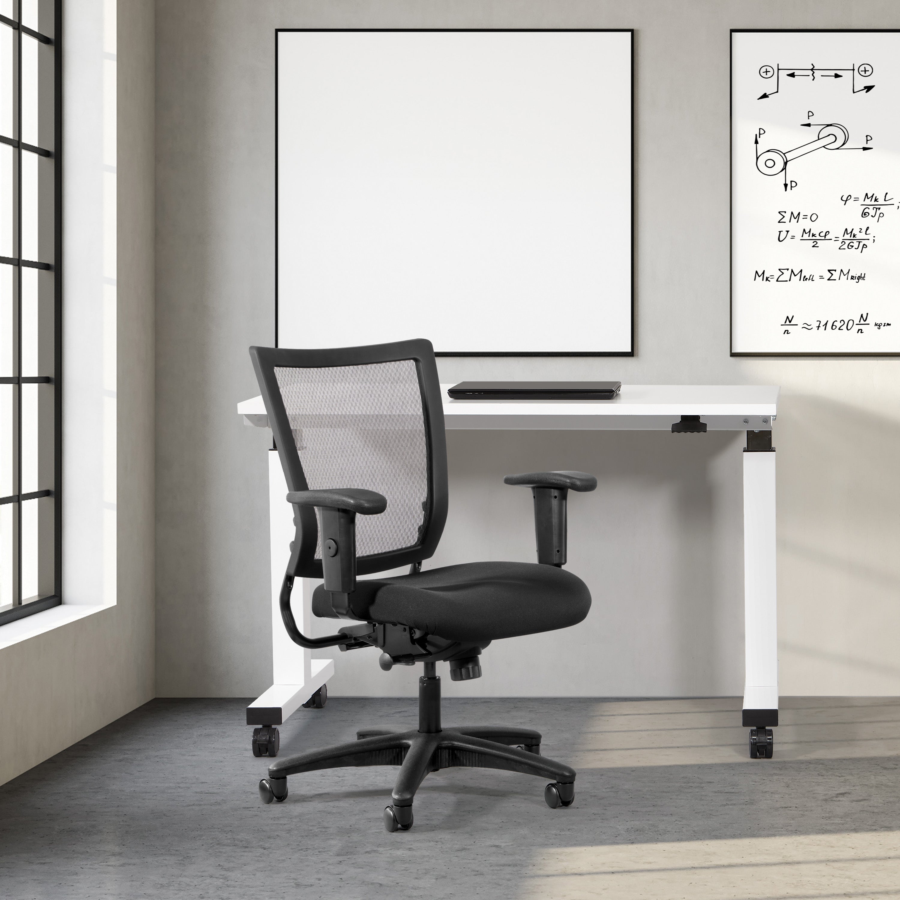 Soft Frame Task Chair - Coal
