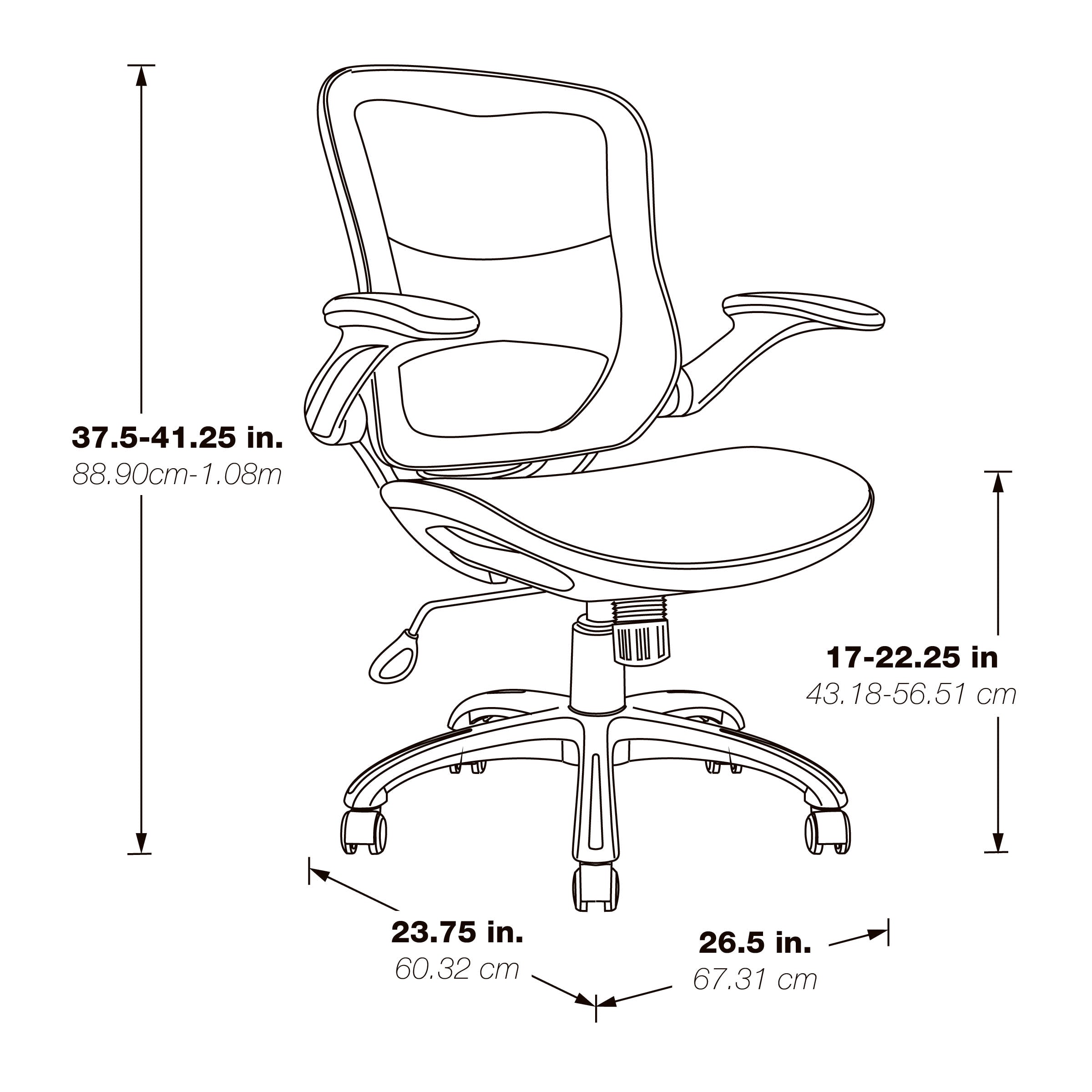 Mesh Seat and Back Manager’s Chair - Grey