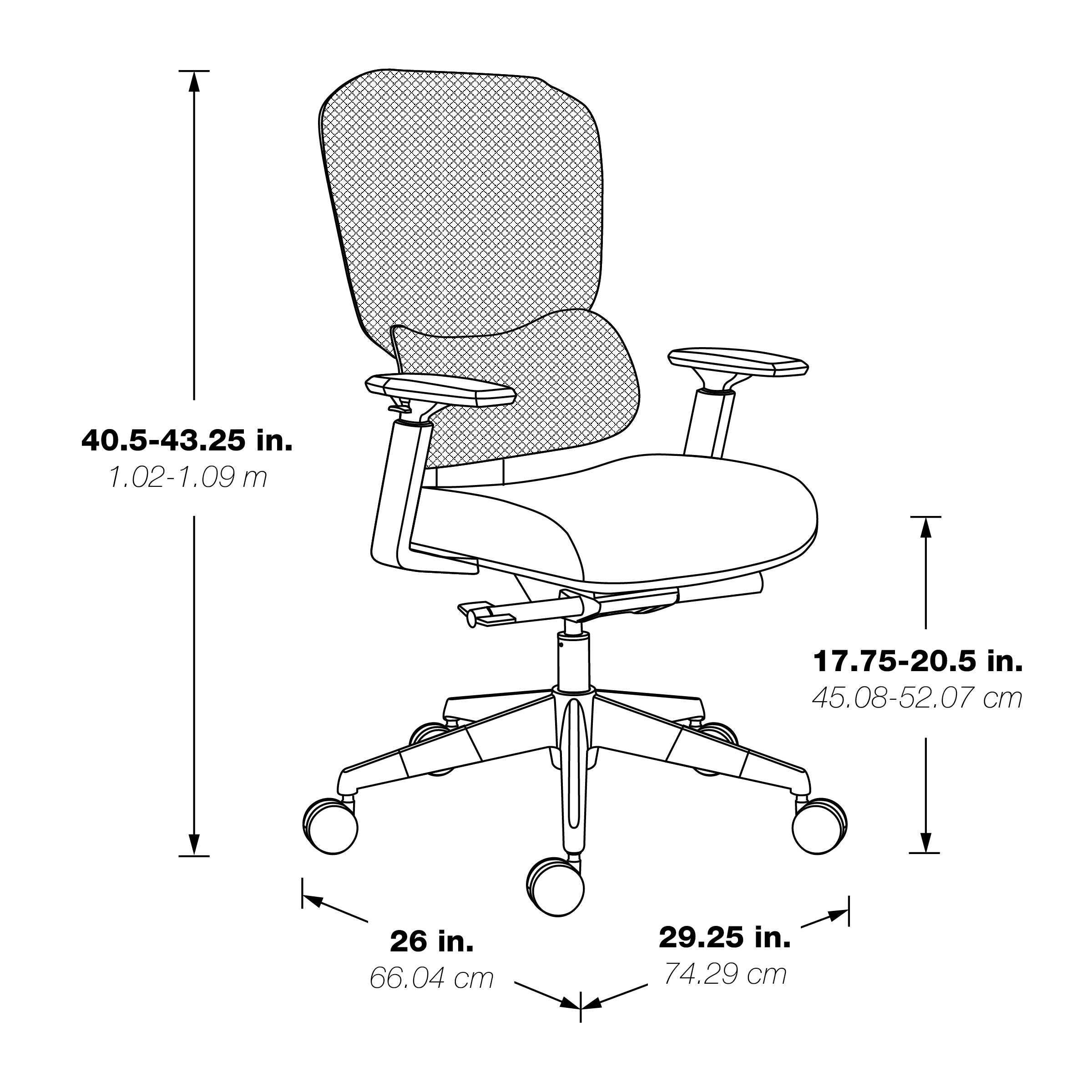 Mesh Back Manager’s Chair - Black