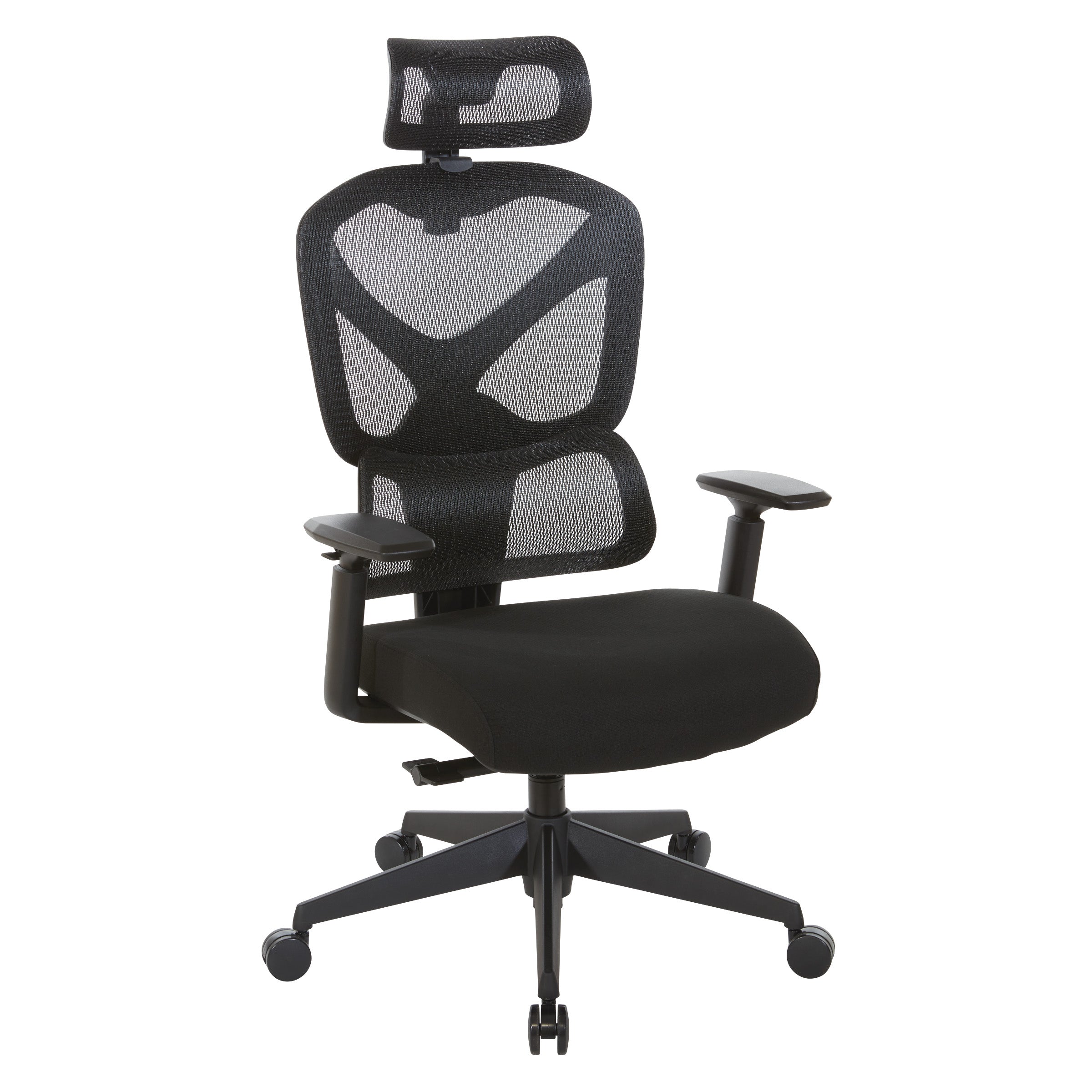 Mesh Back Manager’s Chair with Headrest - Black