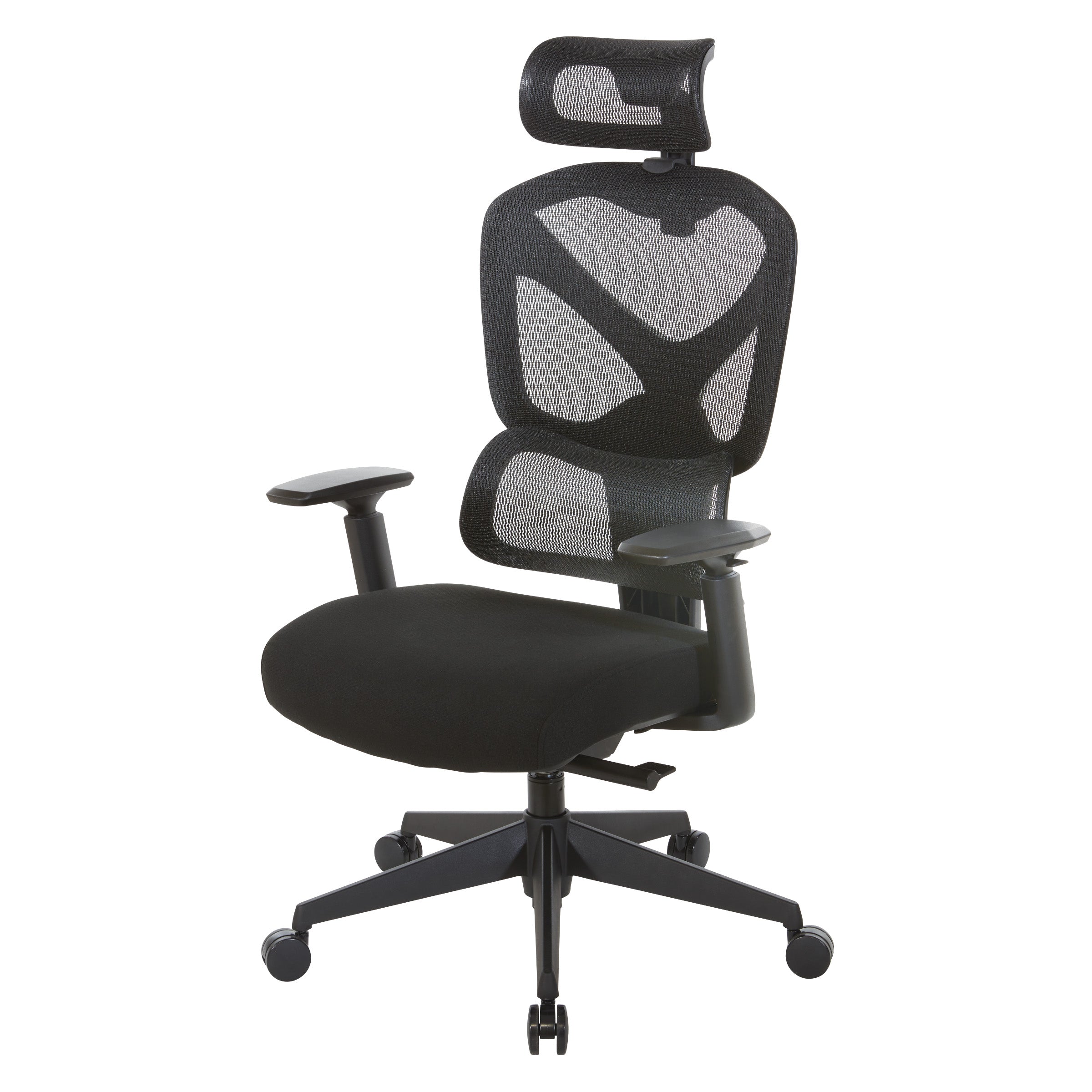Mesh Back Manager’s Chair with Headrest - Black