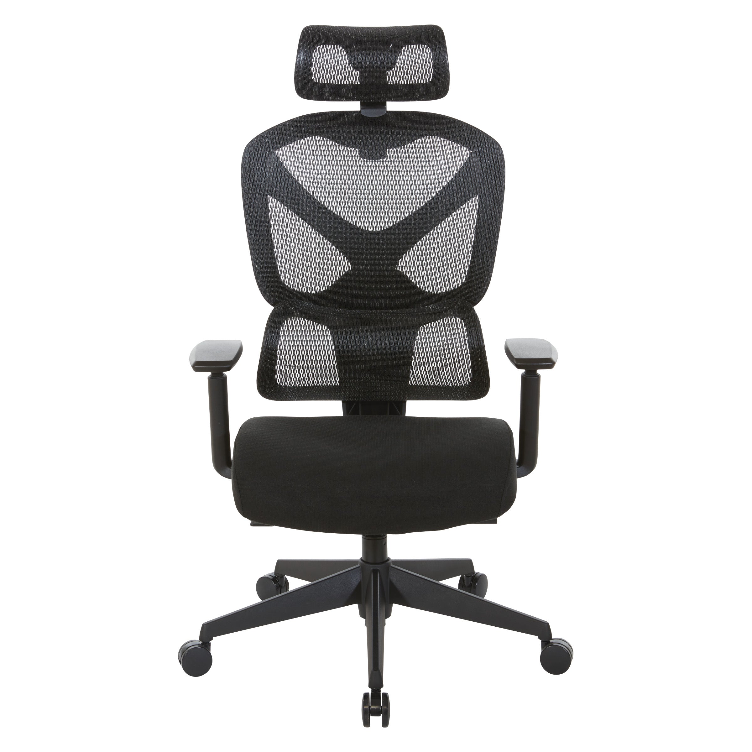 Mesh Back Manager’s Chair with Headrest - Black