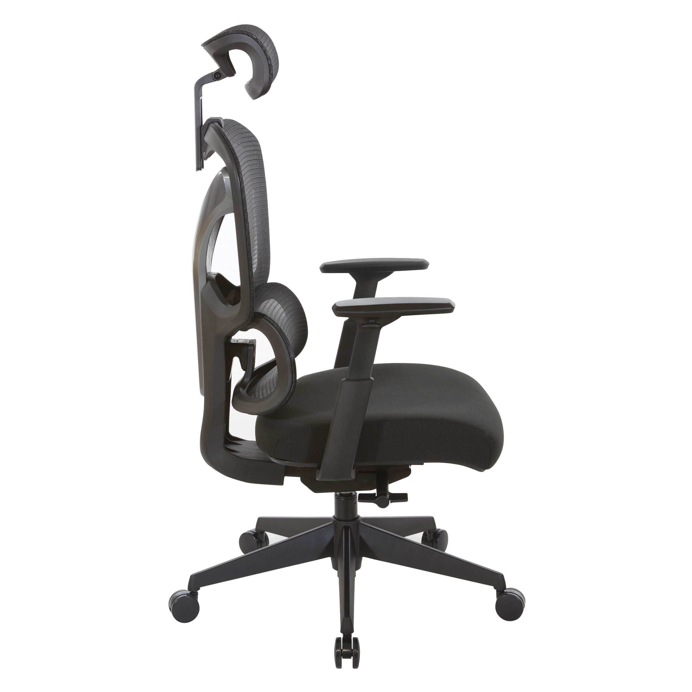 Mesh Back Manager’s Chair with Headrest - Black