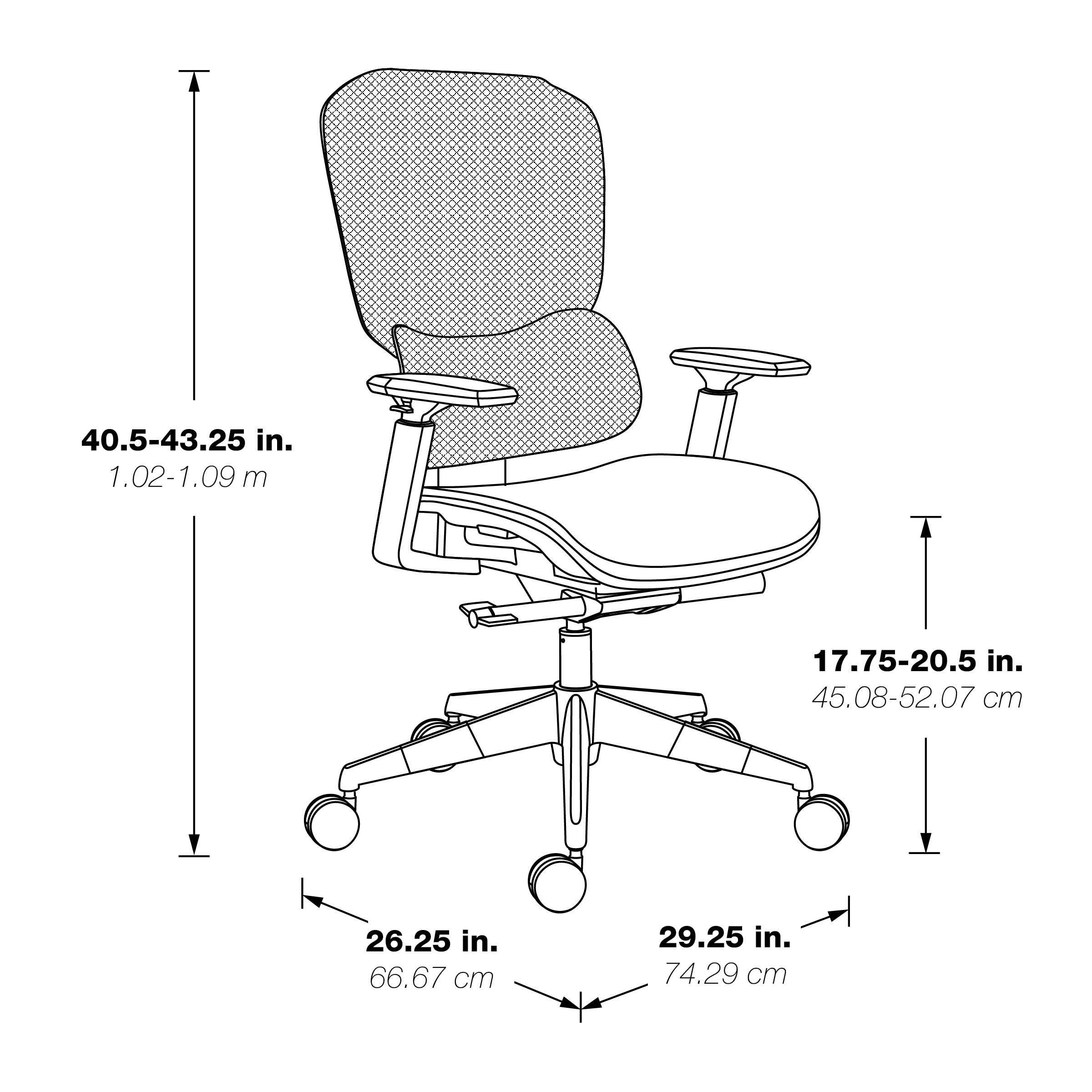 Mesh Back Manager’s Chair - Black