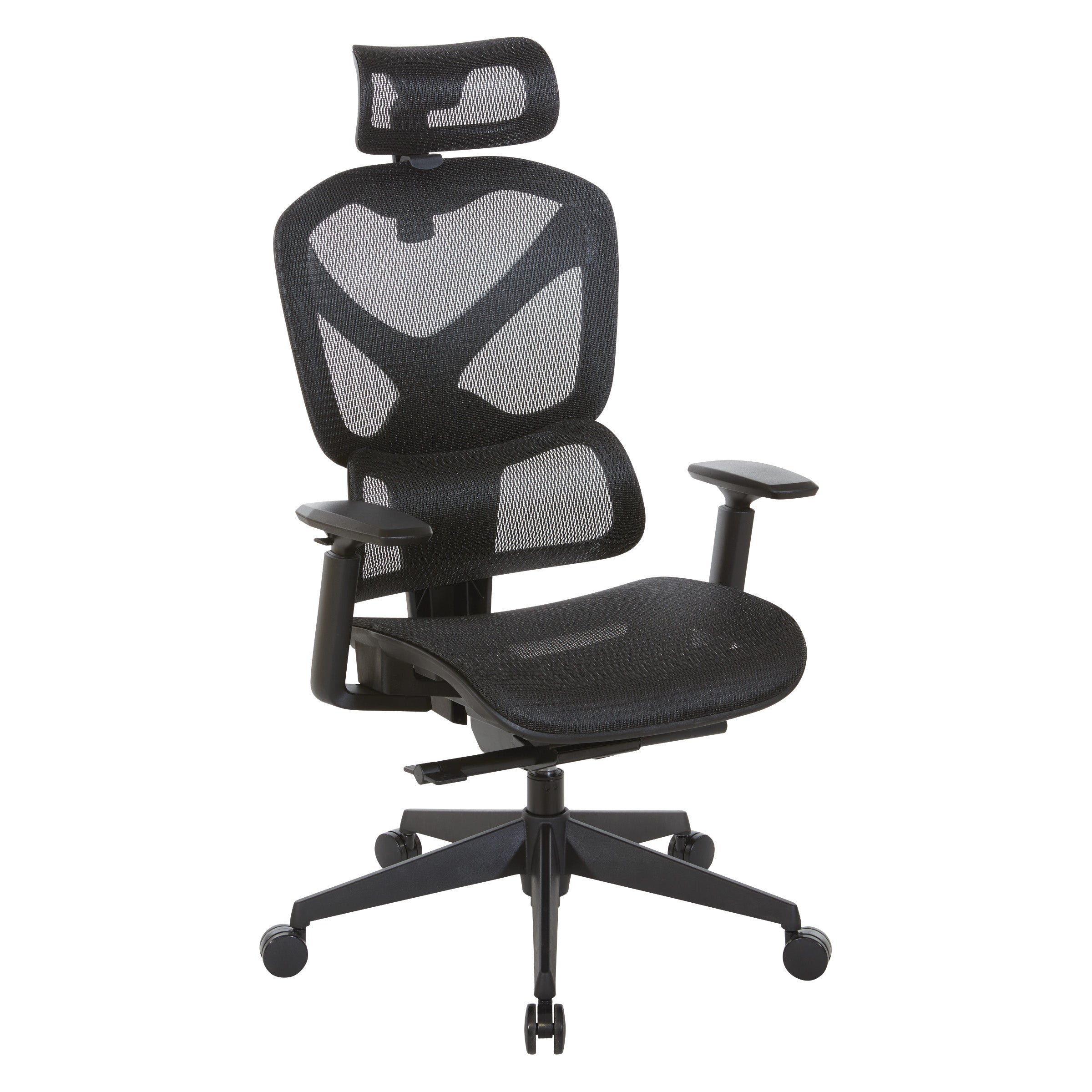 Mesh Back Manager’s Chair with Headrest - Black