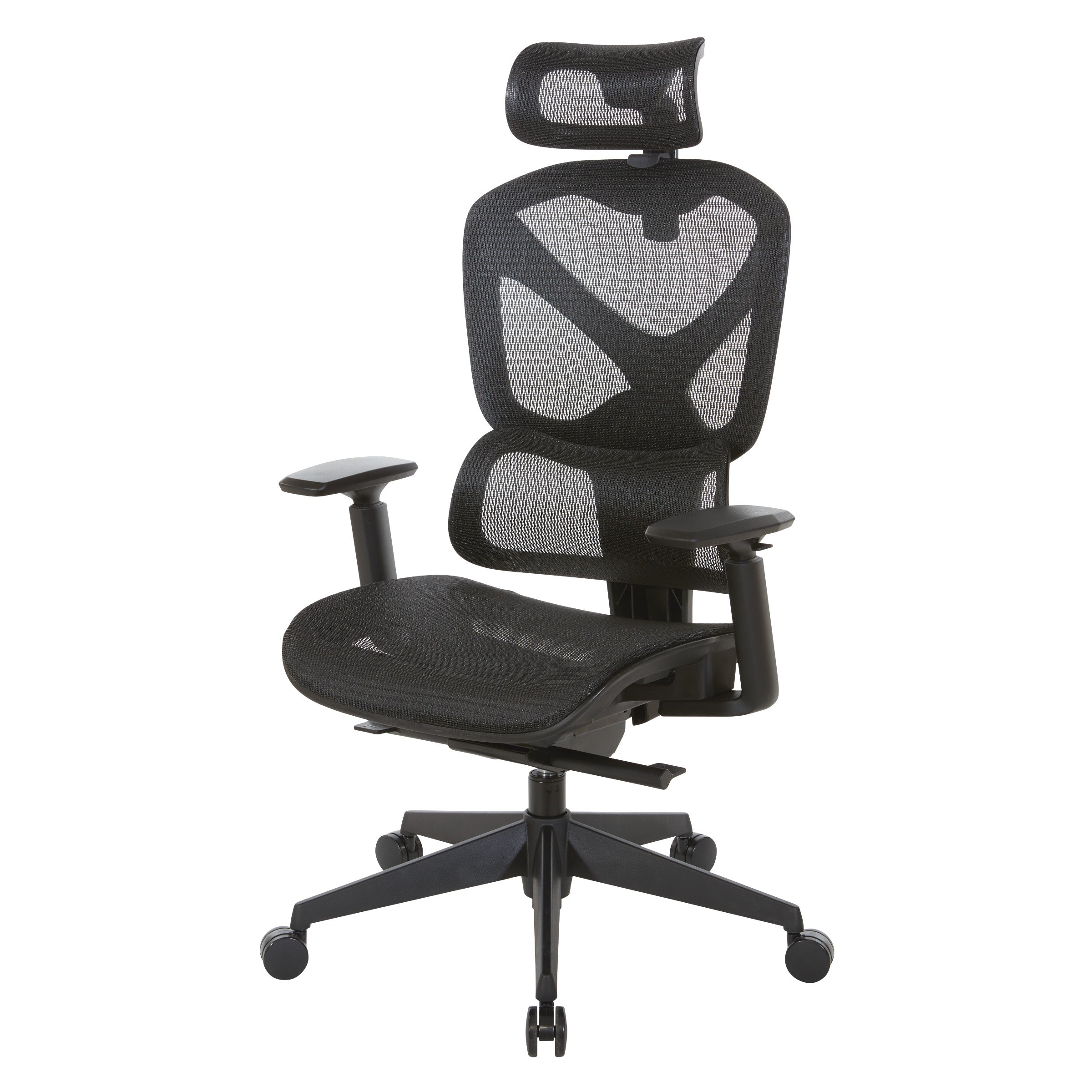 Mesh Back Manager’s Chair with Headrest - Black