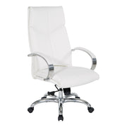 Deluxe High Back Chair - White