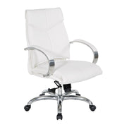 Deluxe High Back Chair - White