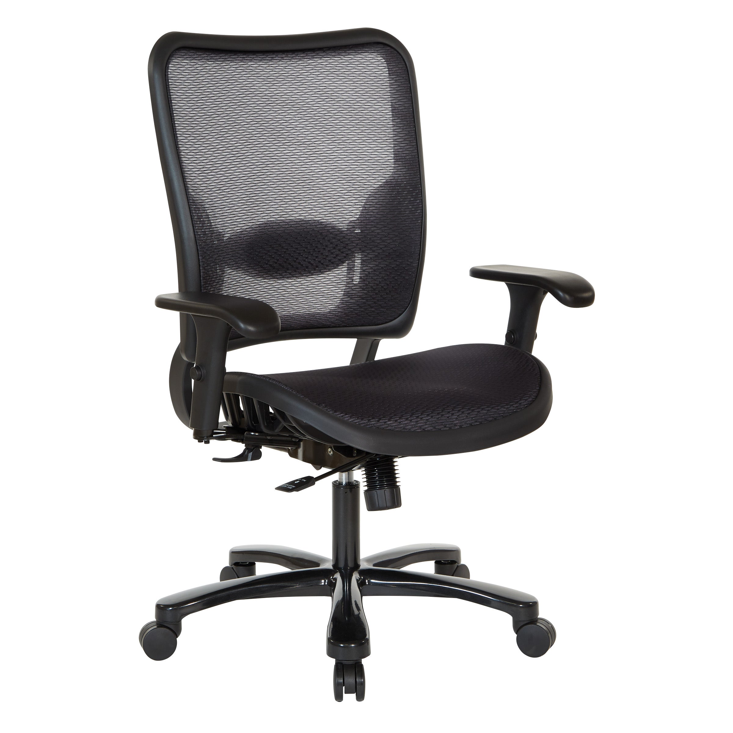Air Grid Seat/Back Big & Tall Chair - Black