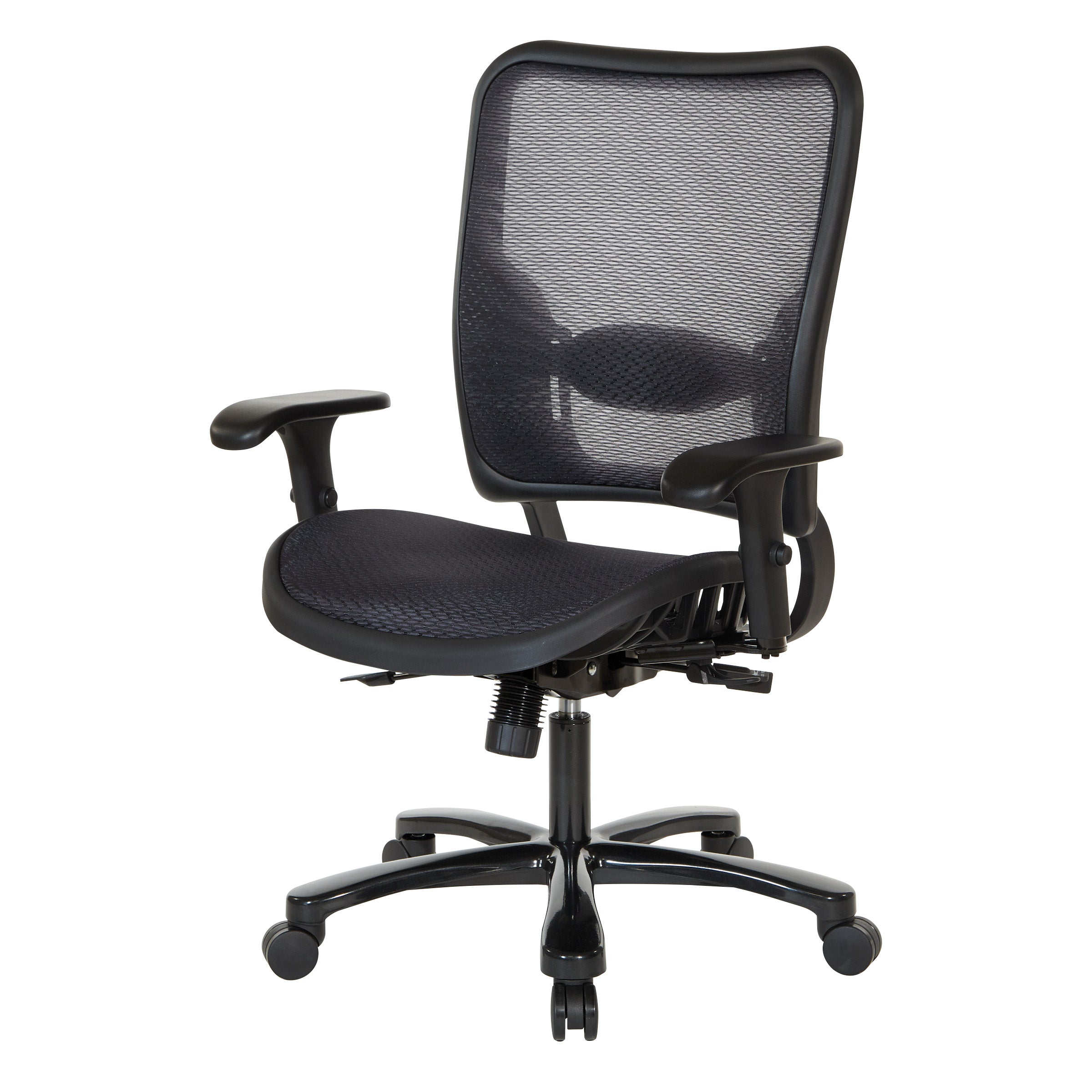 Air Grid Seat/Back Big & Tall Chair - Black