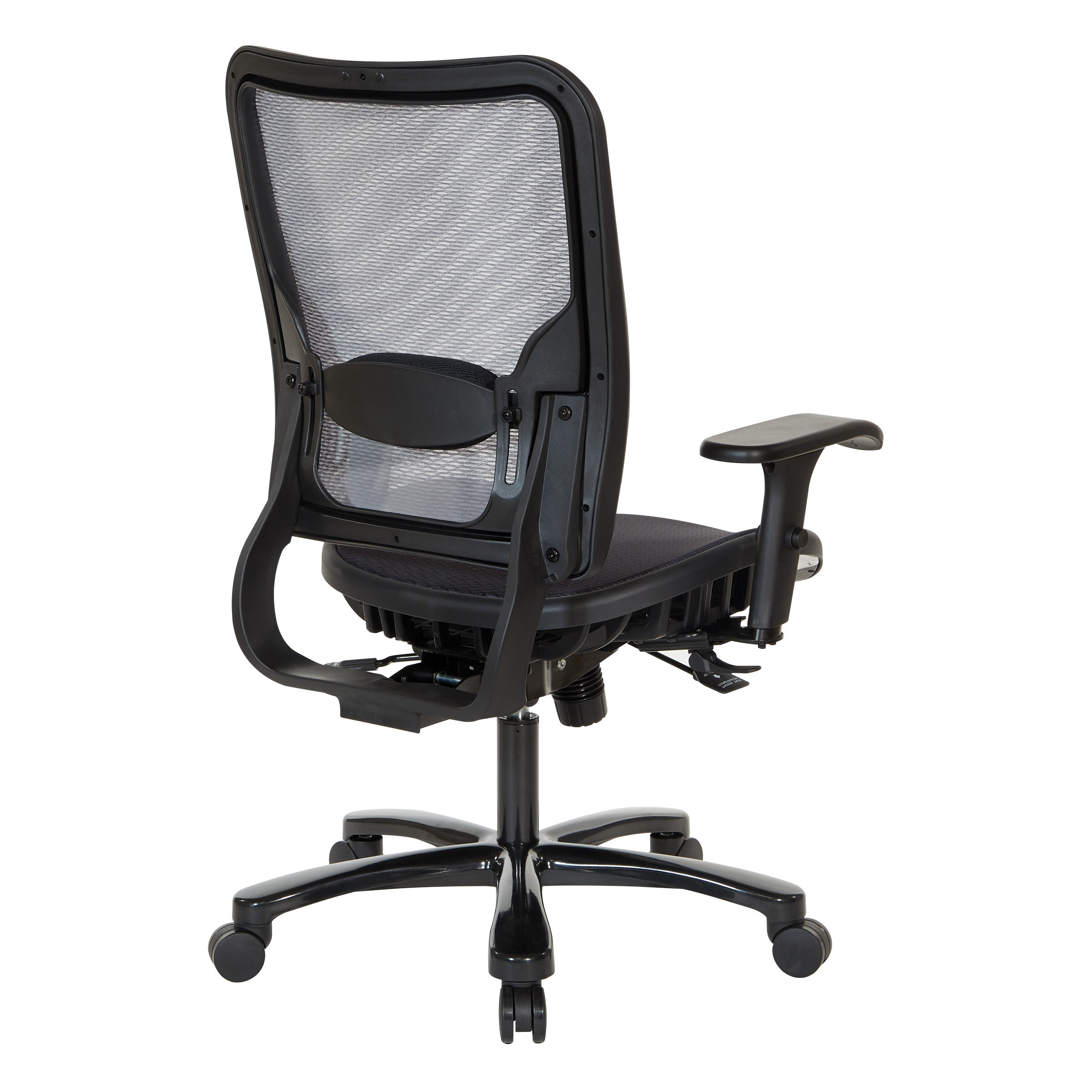 Air Grid Seat/Back Big & Tall Chair - Black