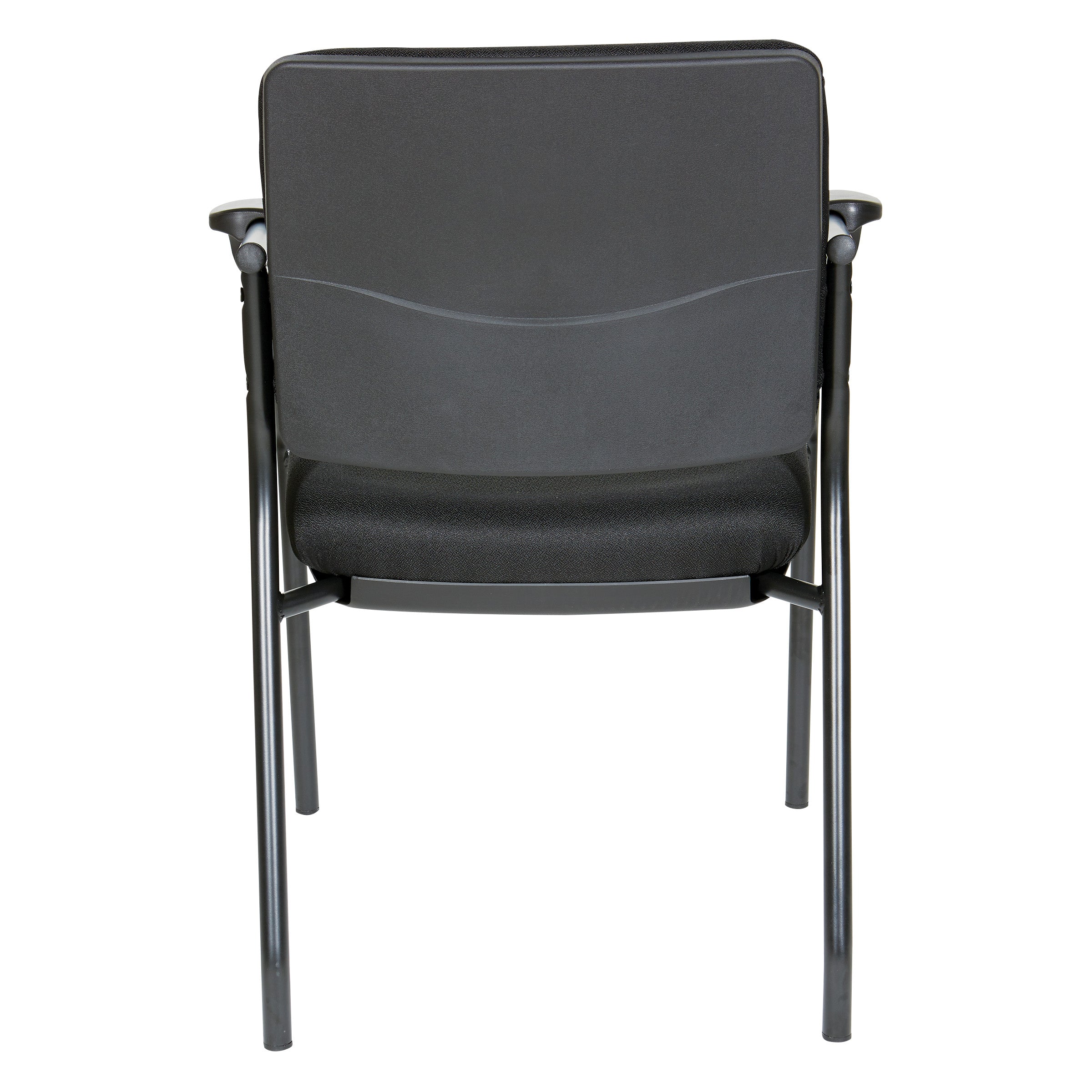 Padded Visitor's Chair - Black
