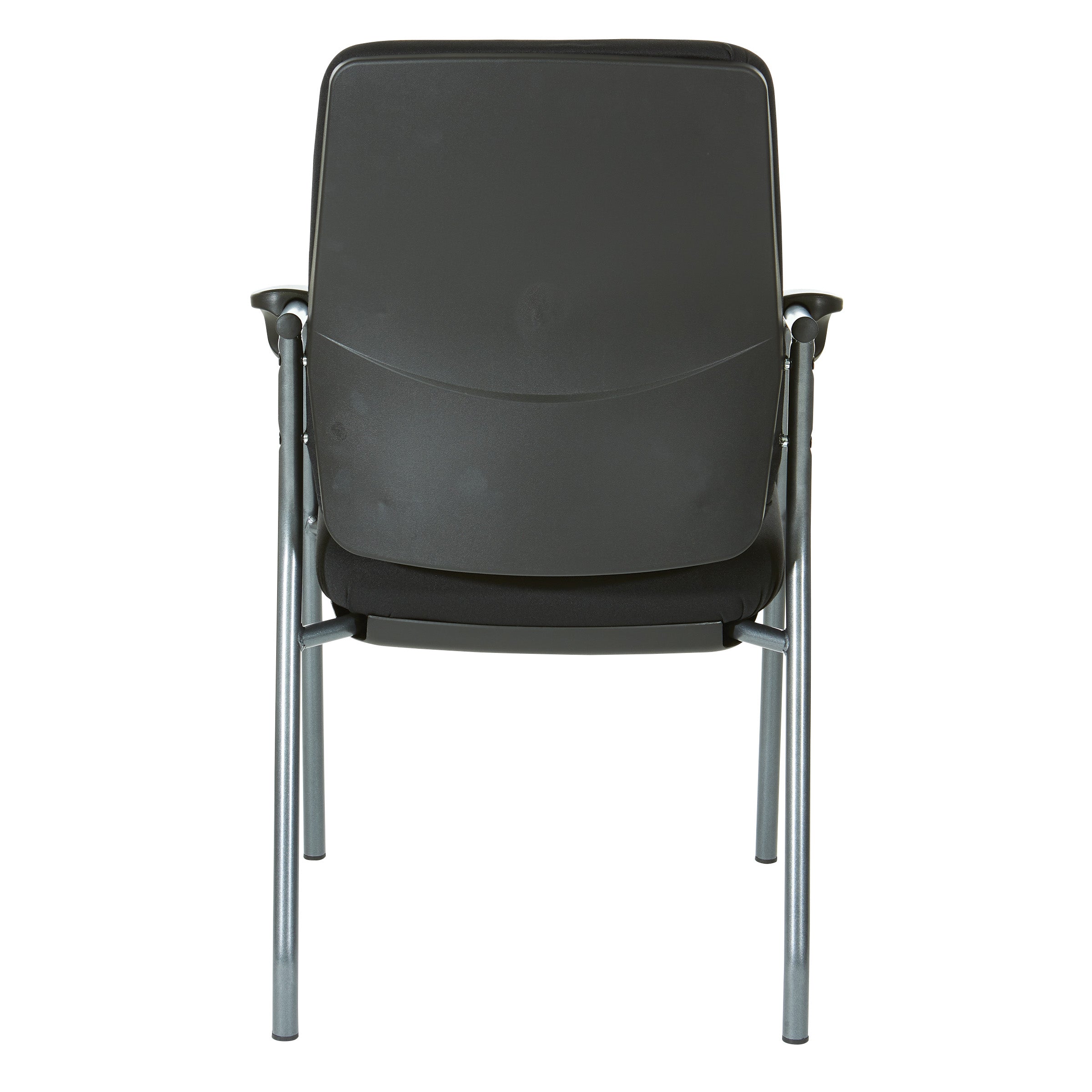Padded Visitor's Chair - Black