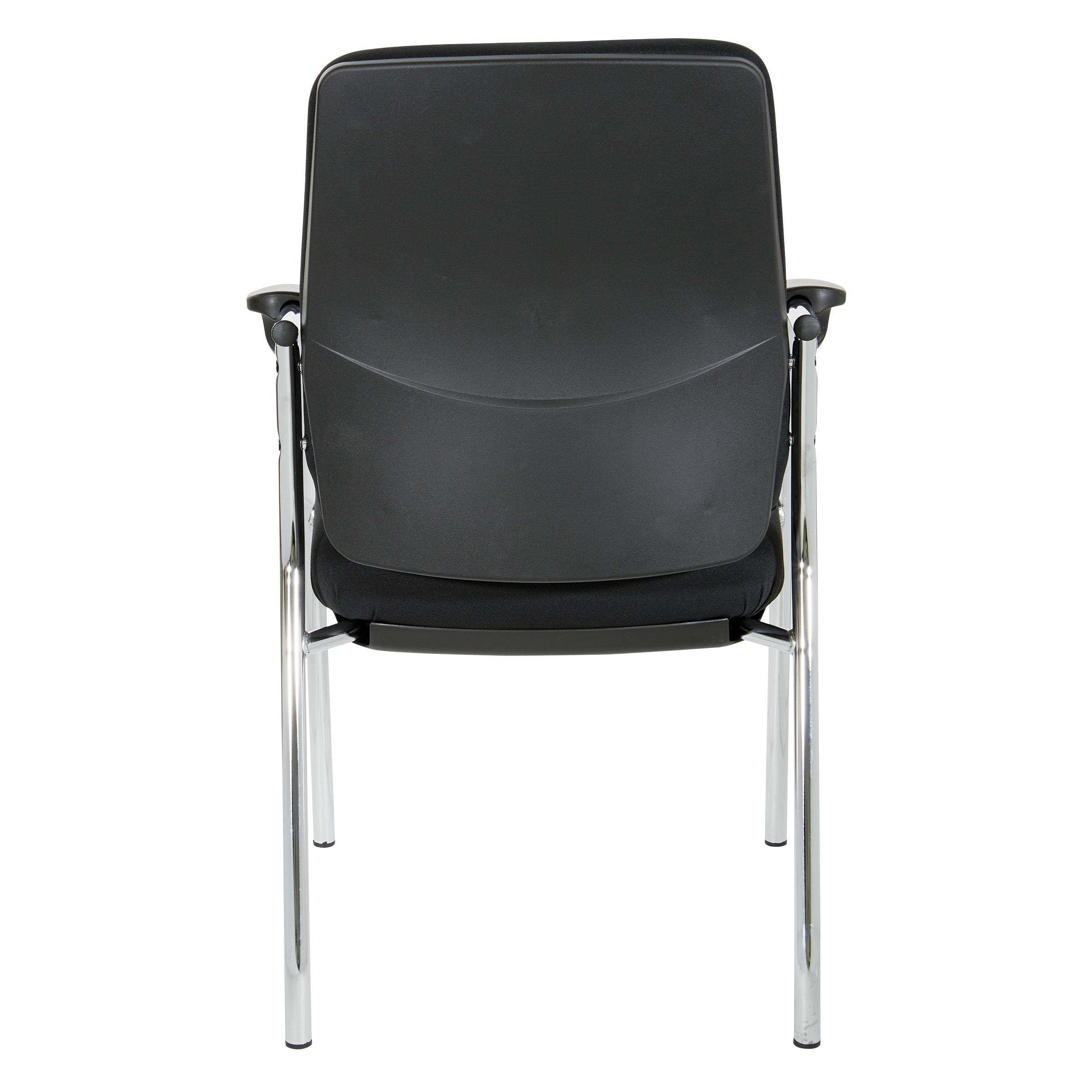 Padded Visitor's Chair - Black