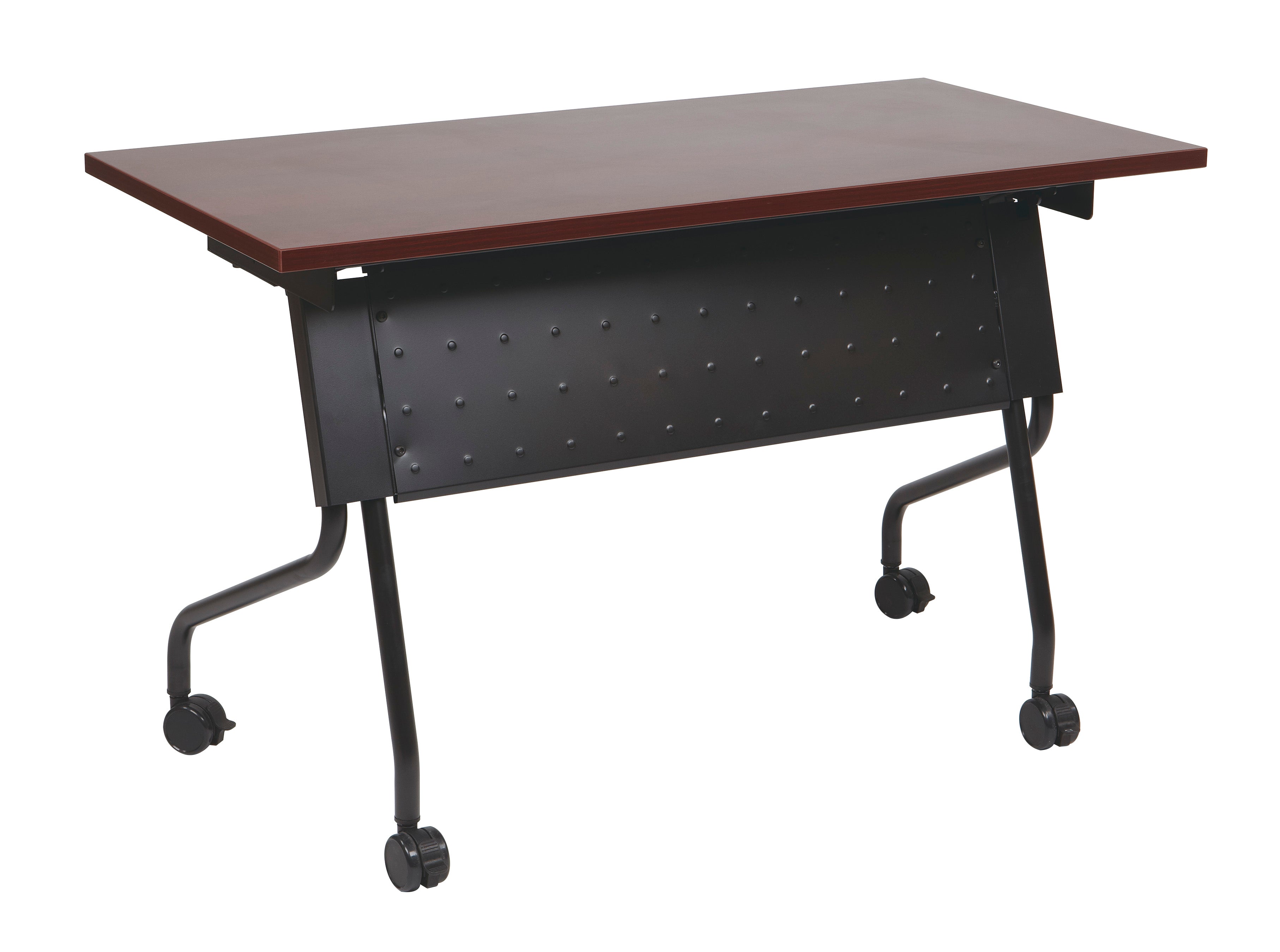 4' Black Frame With Mahogany Top - Mahogany