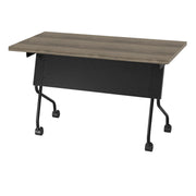 4' Black Frame With Urban Walnut Top - Black
