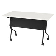 4' Black Frame With White Top - White