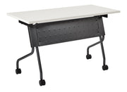 4' Titanium Frame With White Top - White