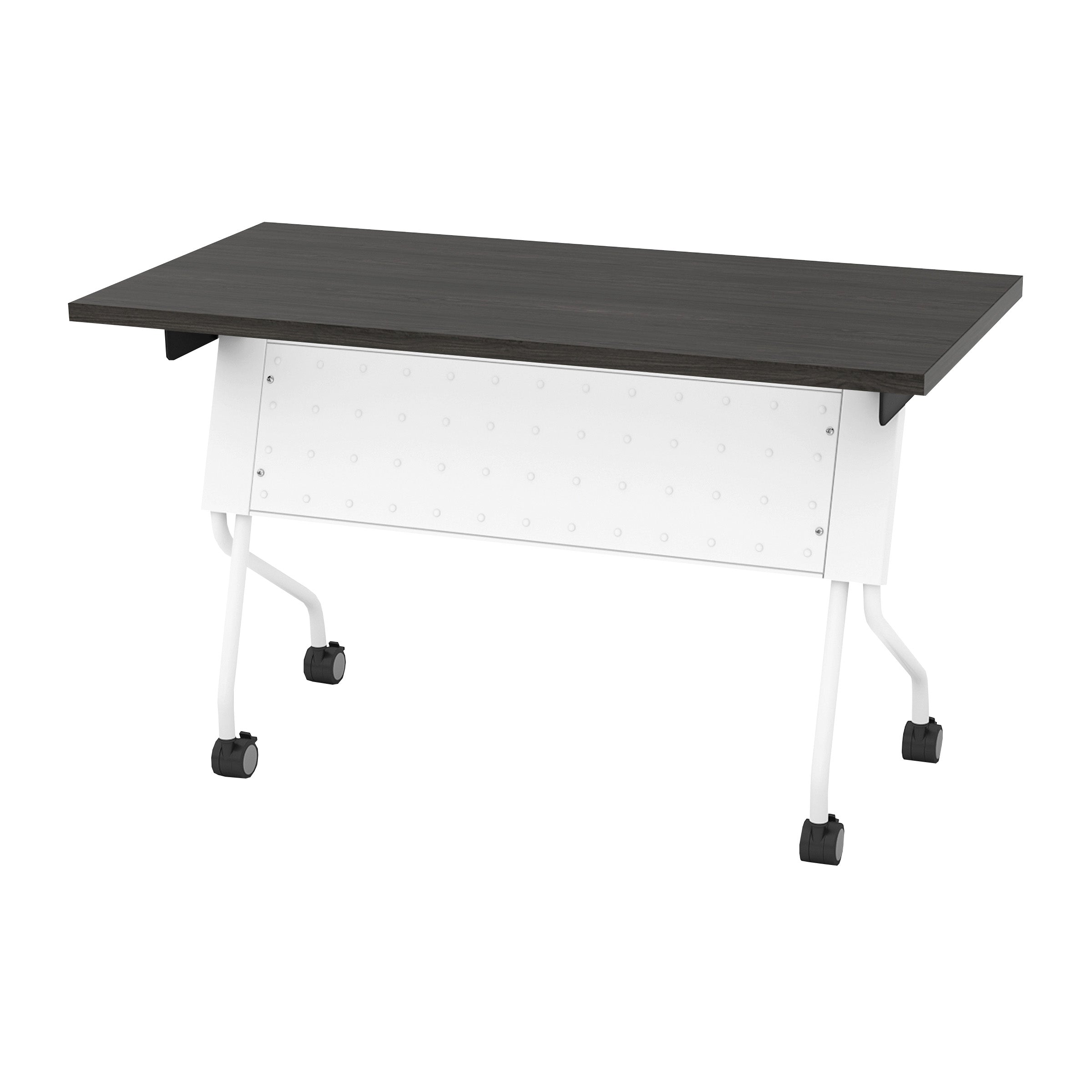 4' White Frame with Slate Grey Top - White/Slate Grey