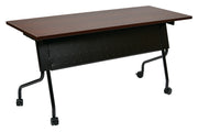 5' Black Frame With Mahogany Top - Mahogany