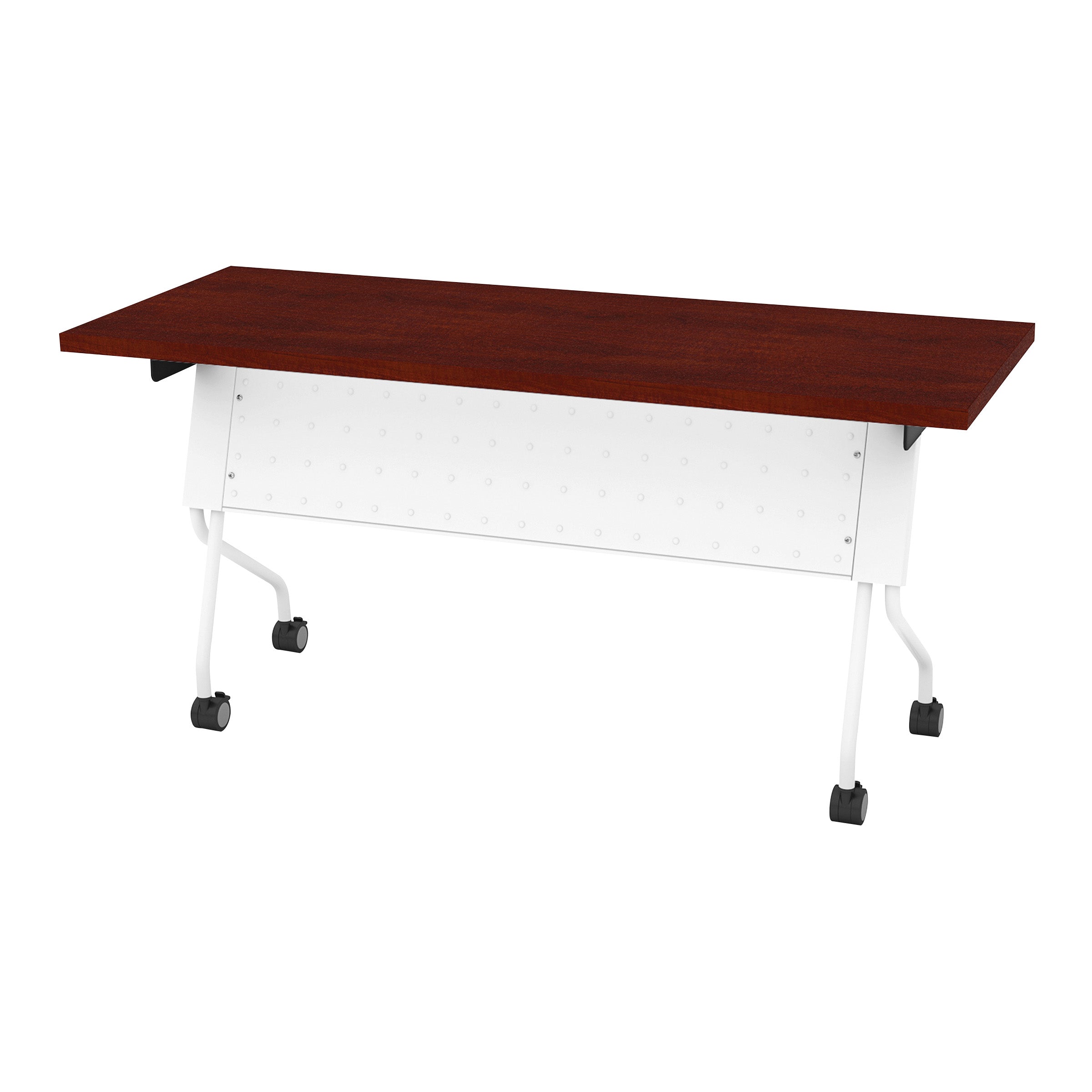 5' White Frame With Cherry Top - White