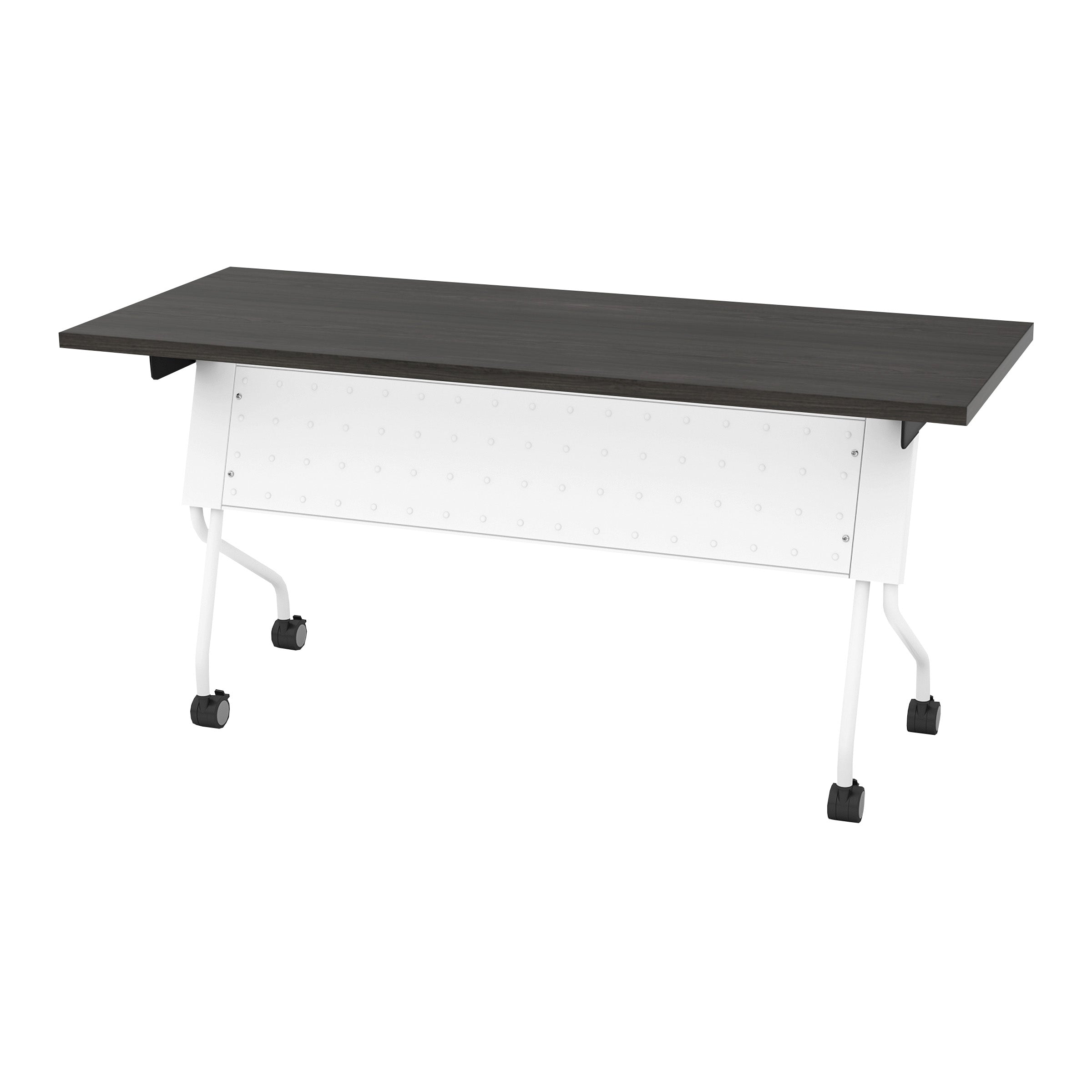 5' White Frame With Slate Grey Top - White/Slate Grey
