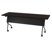 6' Black Frame With Espresso Top - Espresso