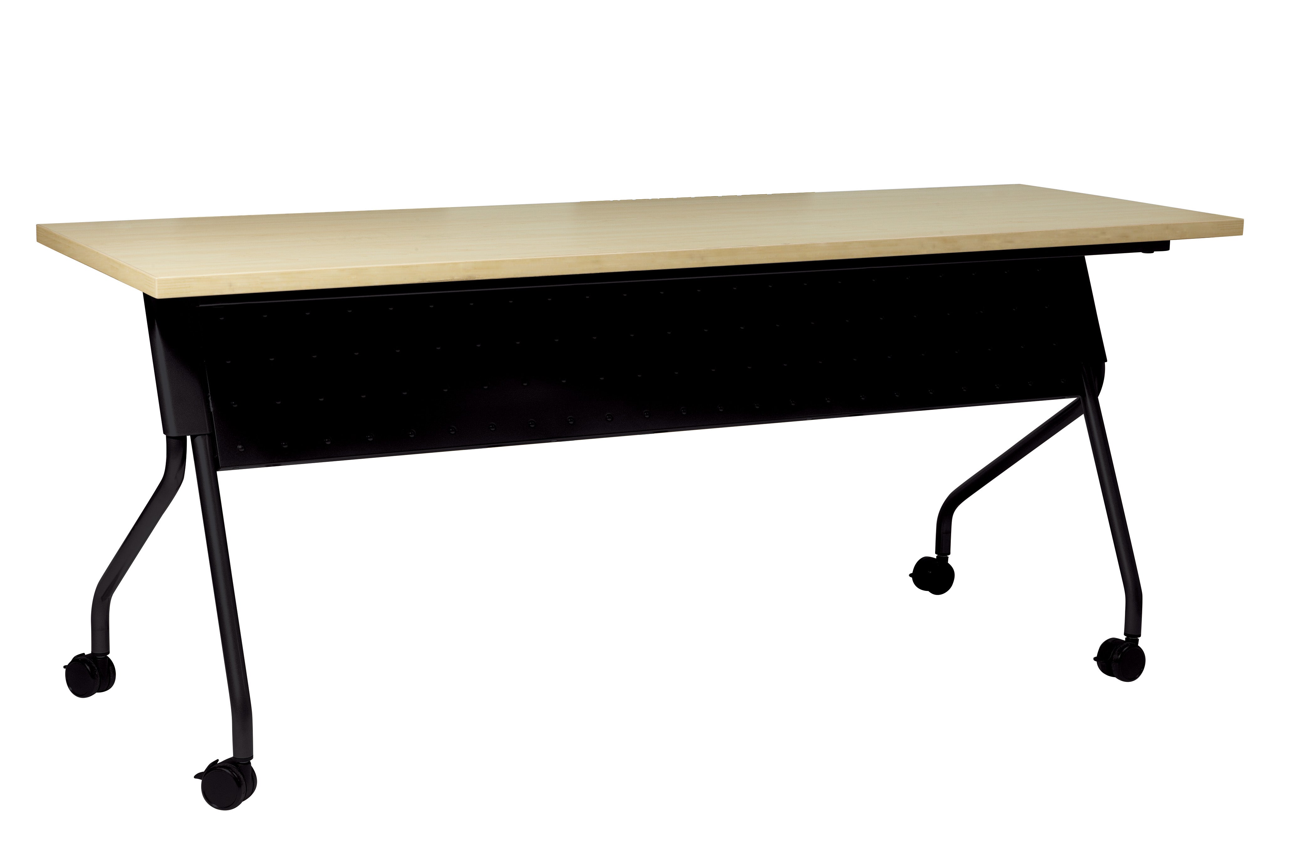 6' Black Frame With Maple Top - Maple