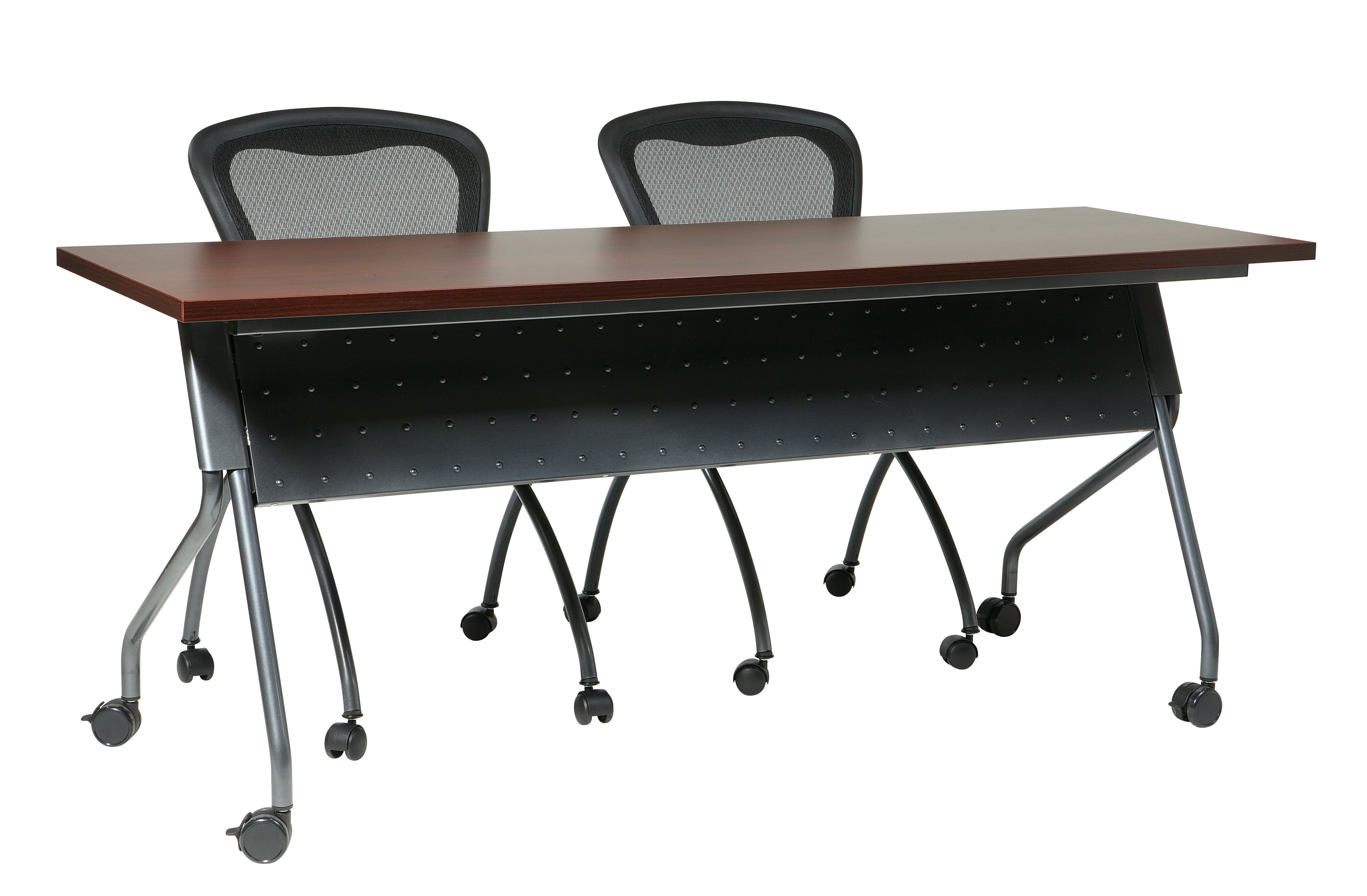 6' Titanium Frame With Mahogany Top - Mahogany