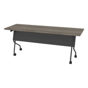 6' Titanium Frame With Urban Walnut Top - Grey