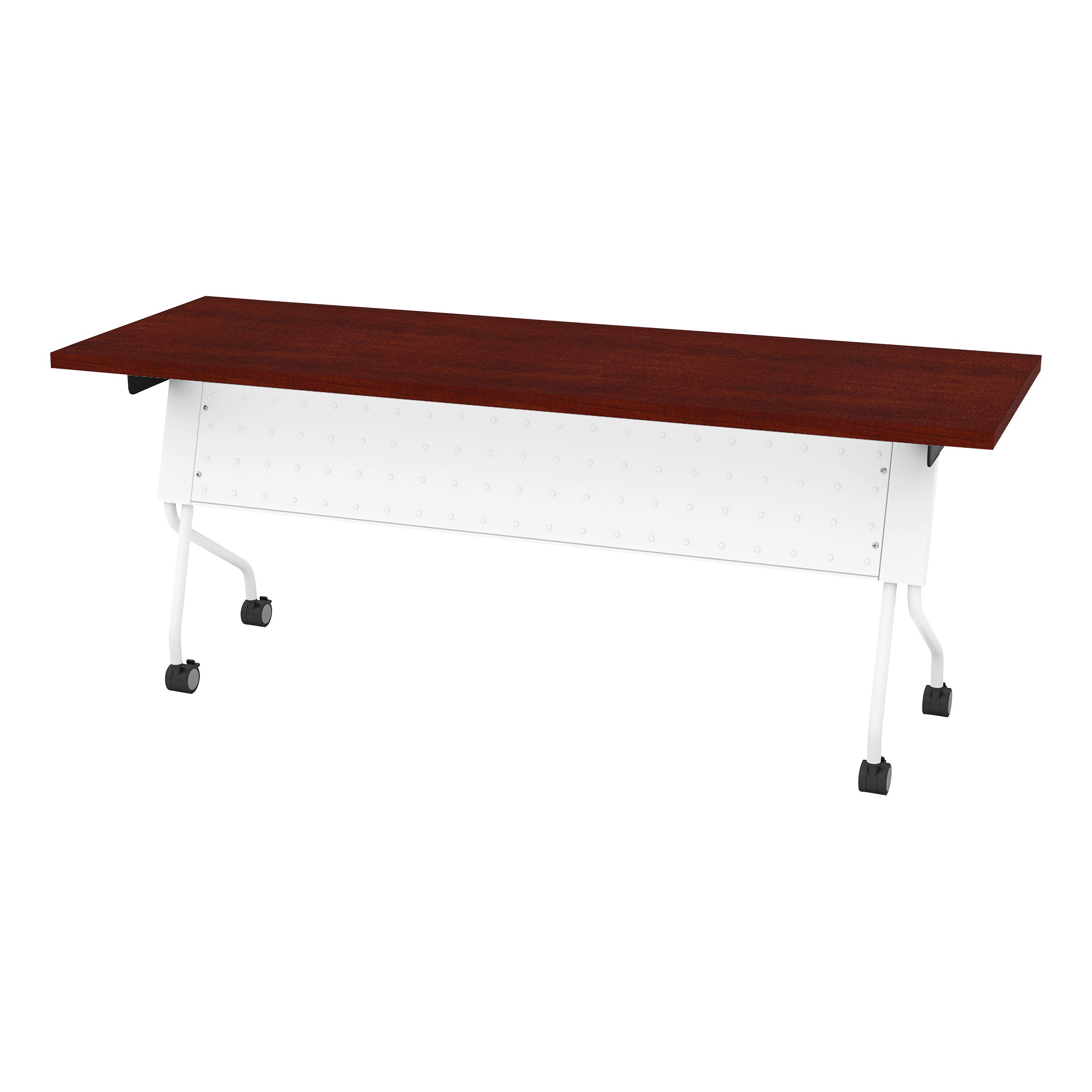 6' White Frame With Cherry Top - White