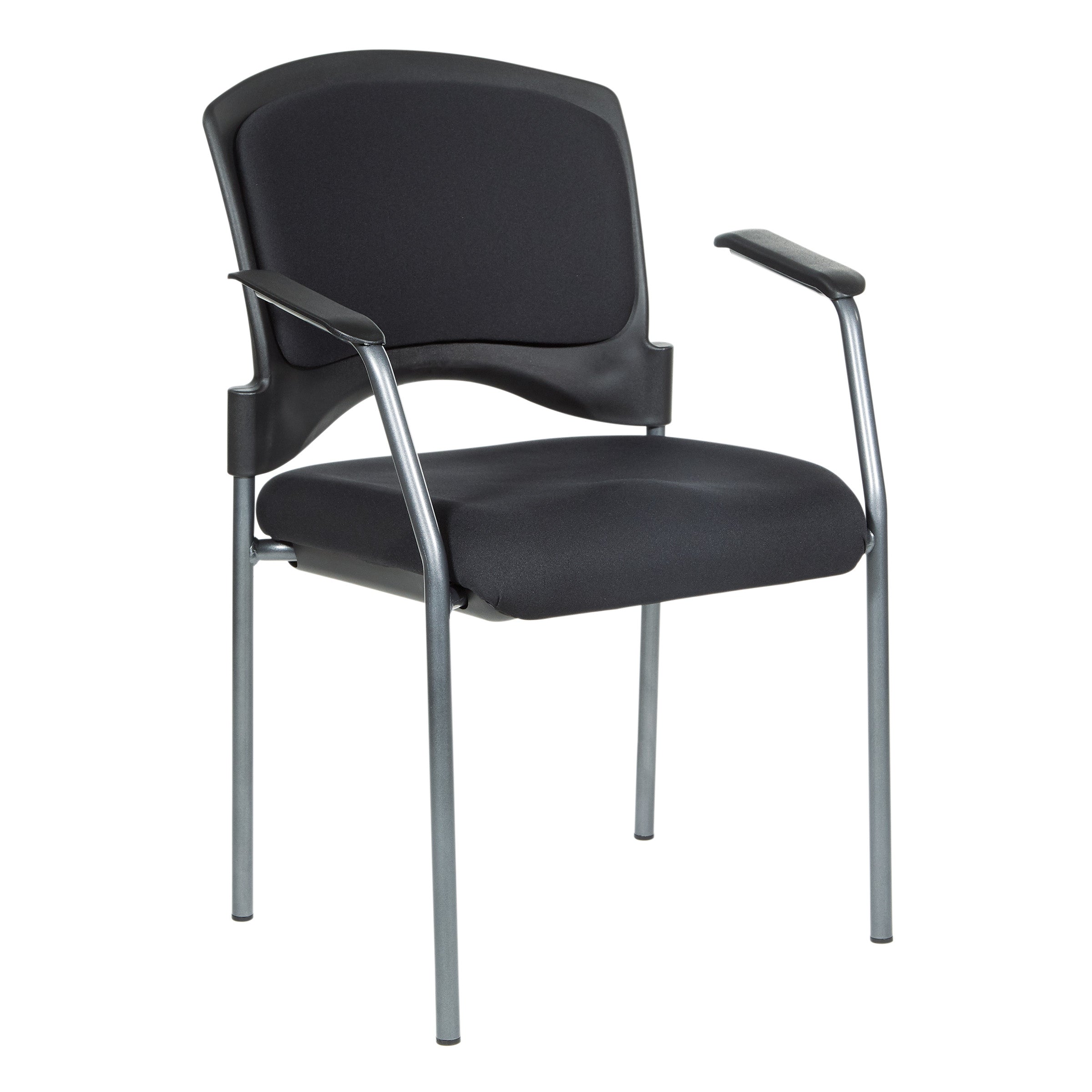 Upholstered Visitor Chair - Coal