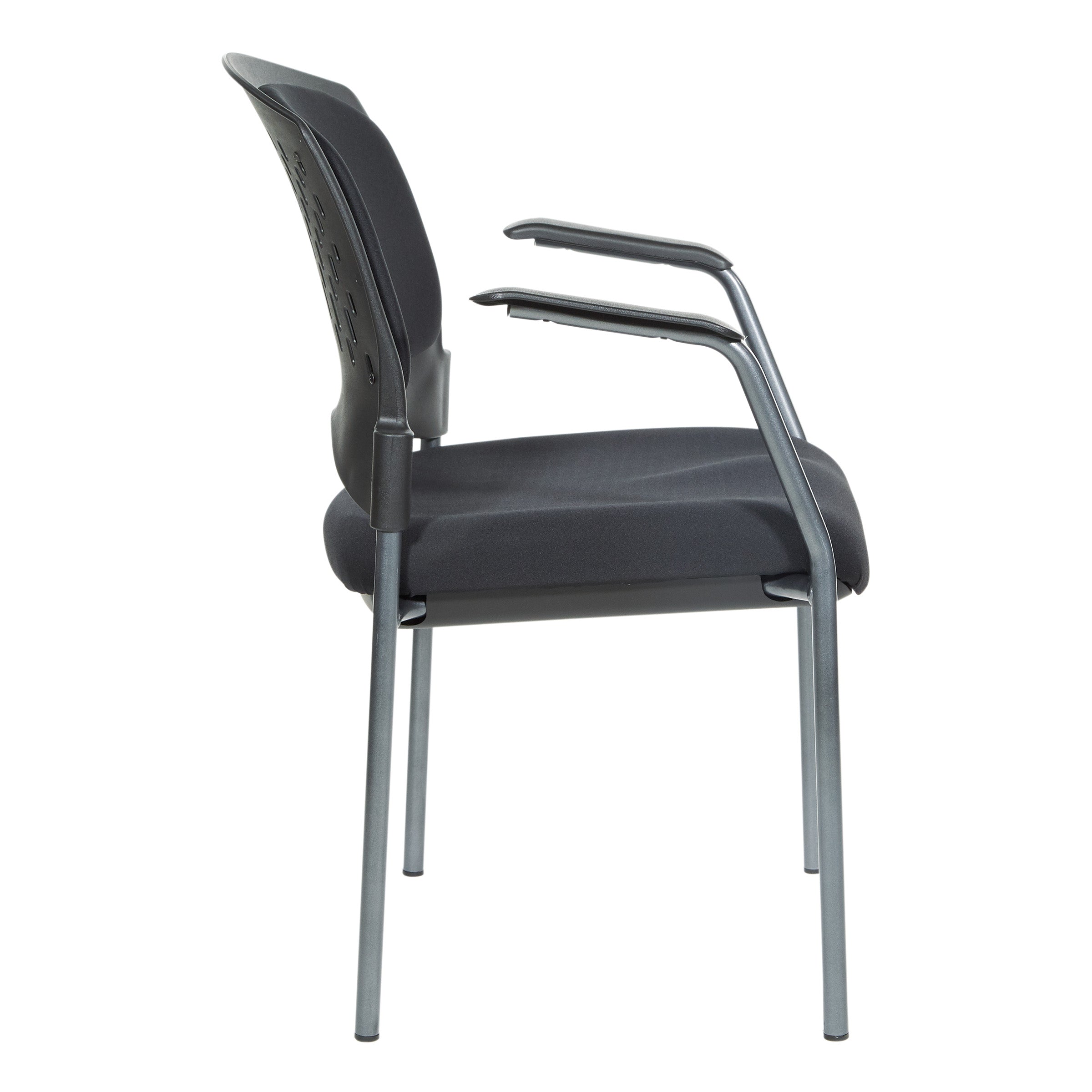 Upholstered Visitor Chair - Coal