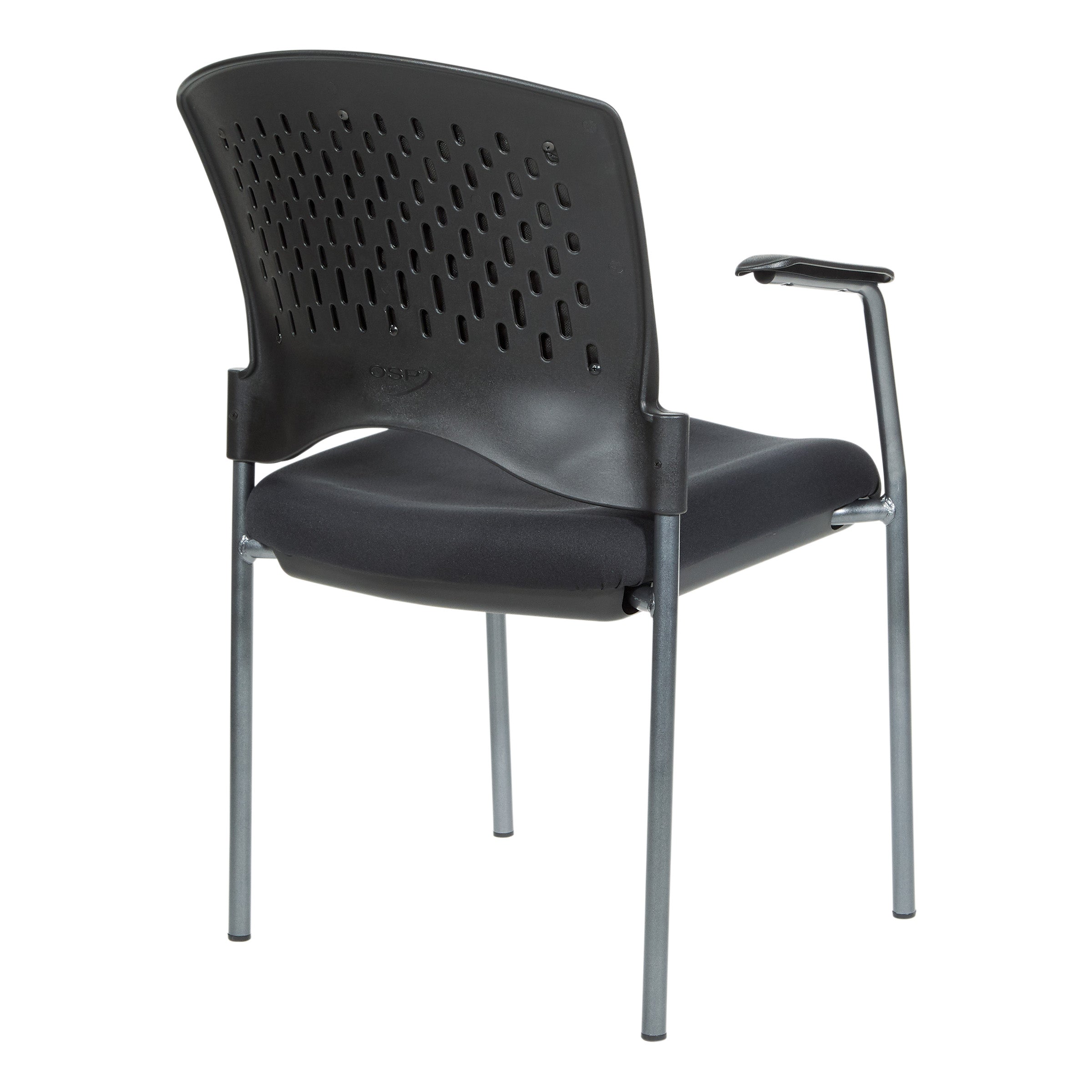 Upholstered Visitor Chair - Coal