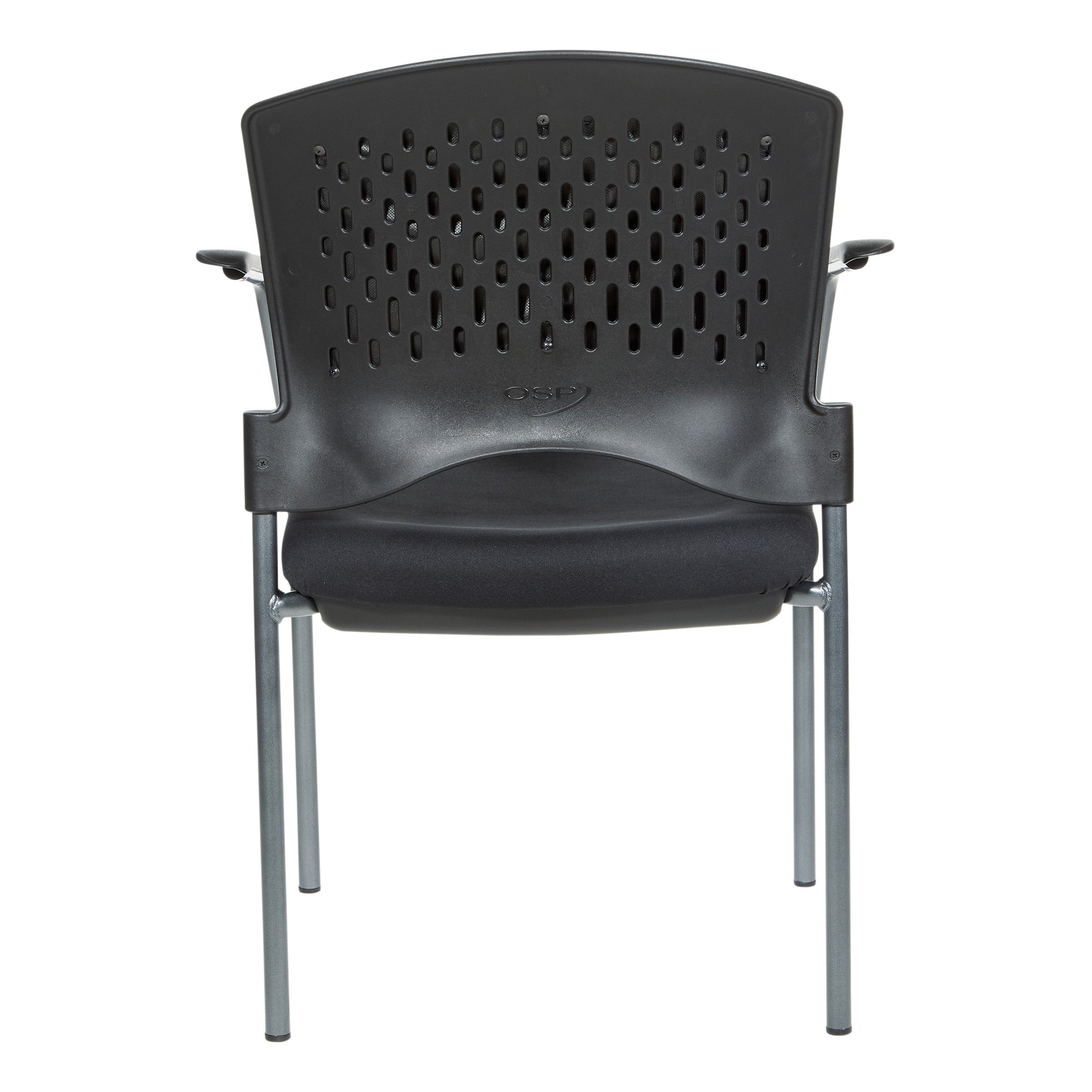 Upholstered Visitor Chair - Coal