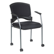 Upholstered Visitor Chair - Coal