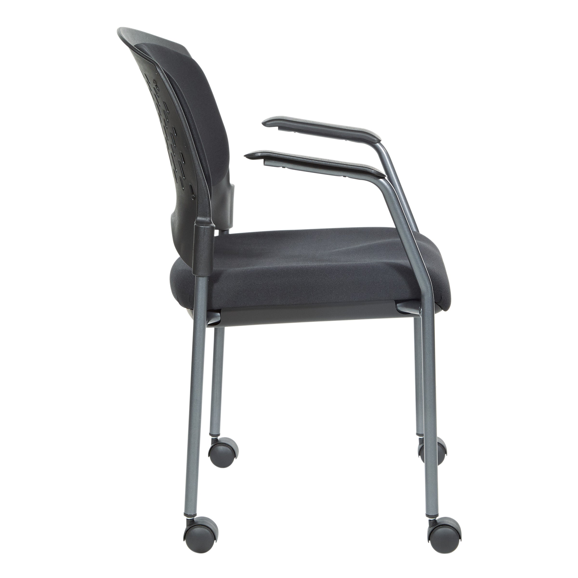 Upholstered Visitor Chair - Coal