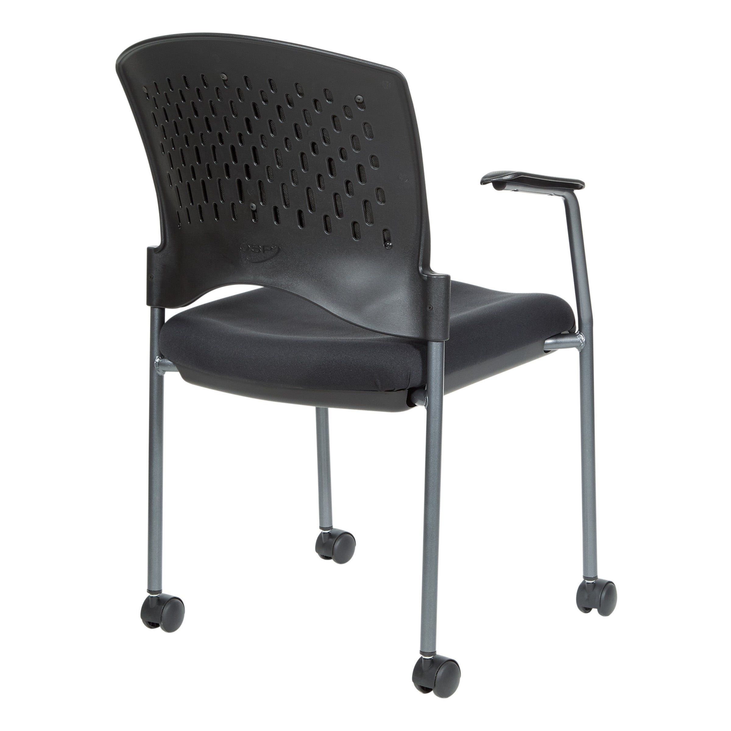 Upholstered Visitor Chair - Coal
