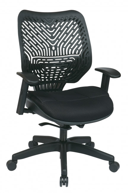 Unique Self Adjusting SpaceFlex® Back Managers Chair - Raven