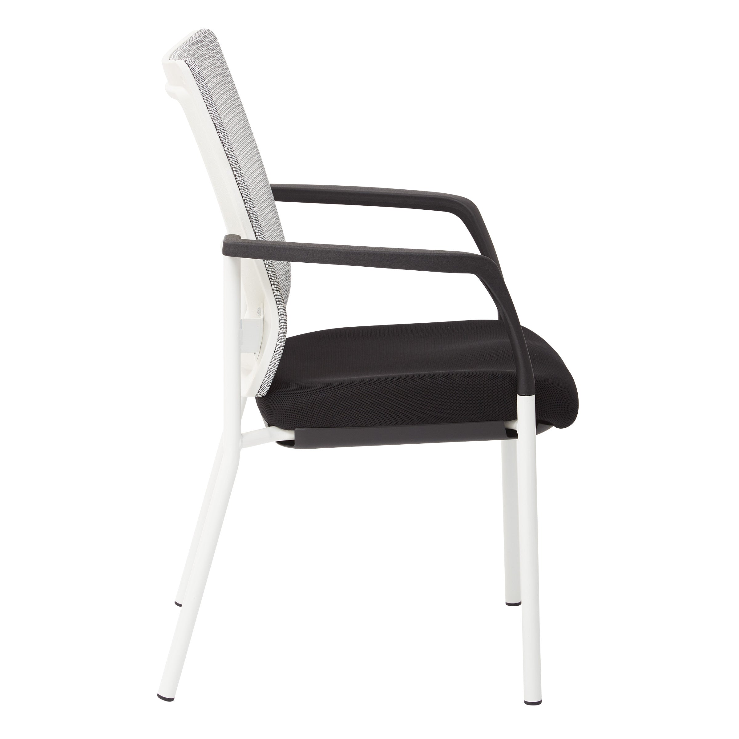 ProGrid® Mesh Back Visitors Chair - White / Black